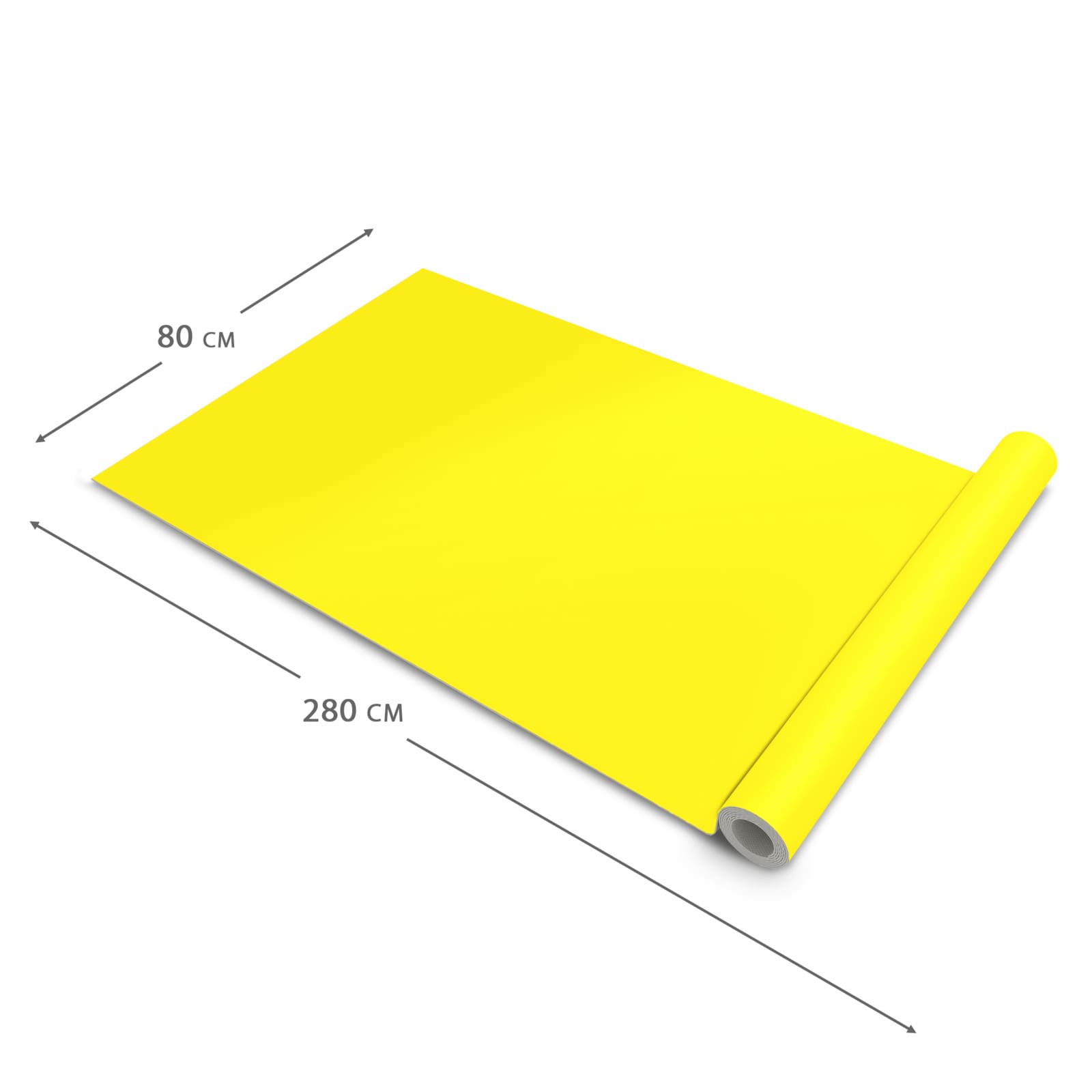 Farbbeständiger Küchenläufer mit Motiv Gelber Hintergrund I in der Grösse 60x180 cm