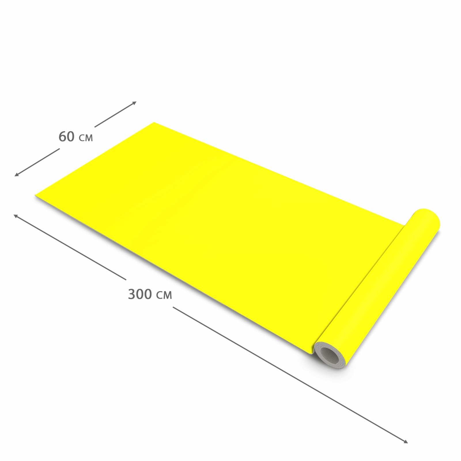 Geruchsneutraler großer Küchenteppich mit Motiv Gelber Hintergrund II in der Größe 60x150 cm