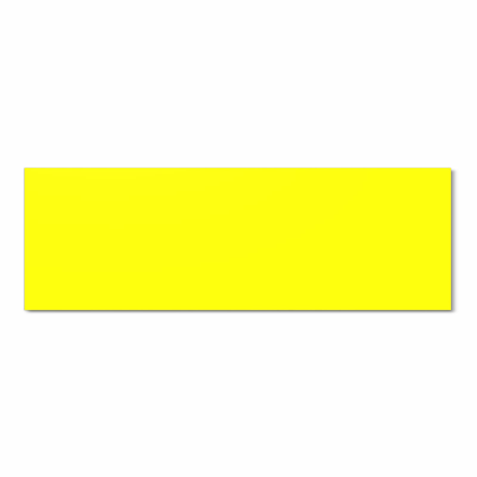 Feuchtigkeitsresistenter Küchenläufer mit Motiv Gelber Hintergrund II in Frontansicht