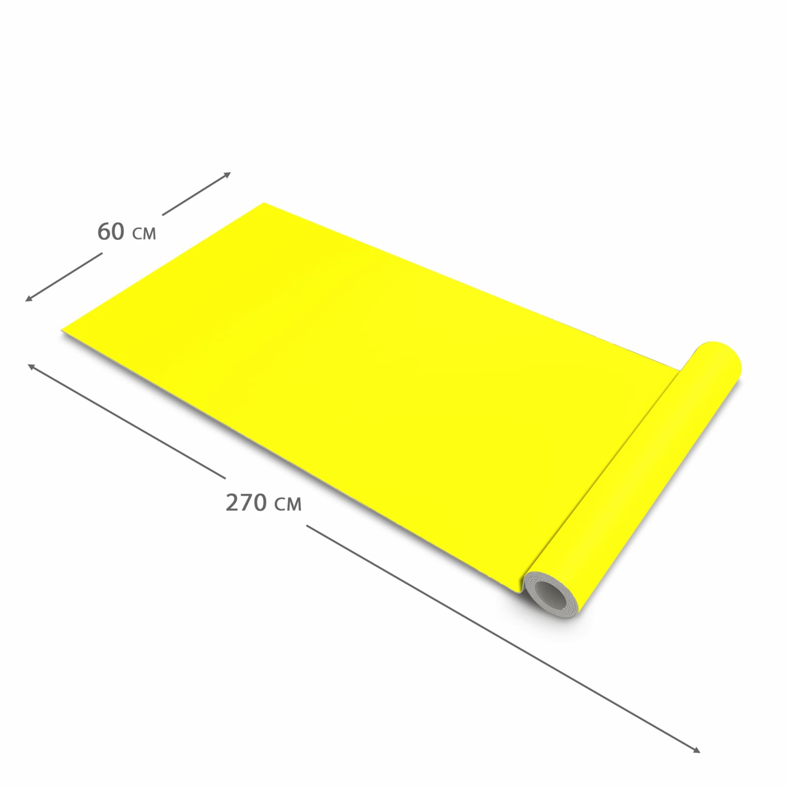 Schmutzabweisender waschbarer Küchenteppich mit Motiv Gelber Hintergrund II in der Grösse 60x150 cm