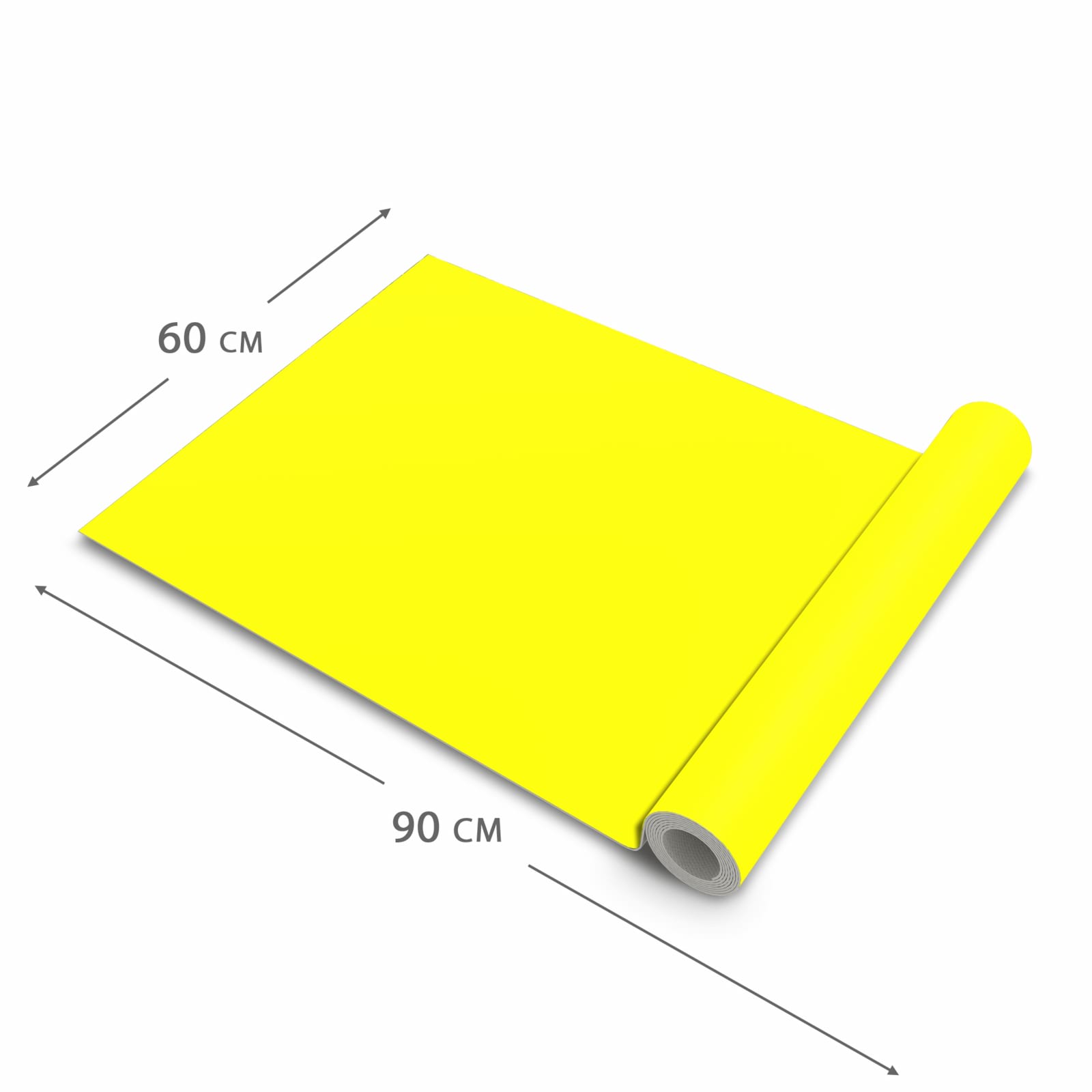 Langlebiger rutschfester Küchenteppich mit Motiv Gelber Hintergrund II in der Grösse 60x150 cm