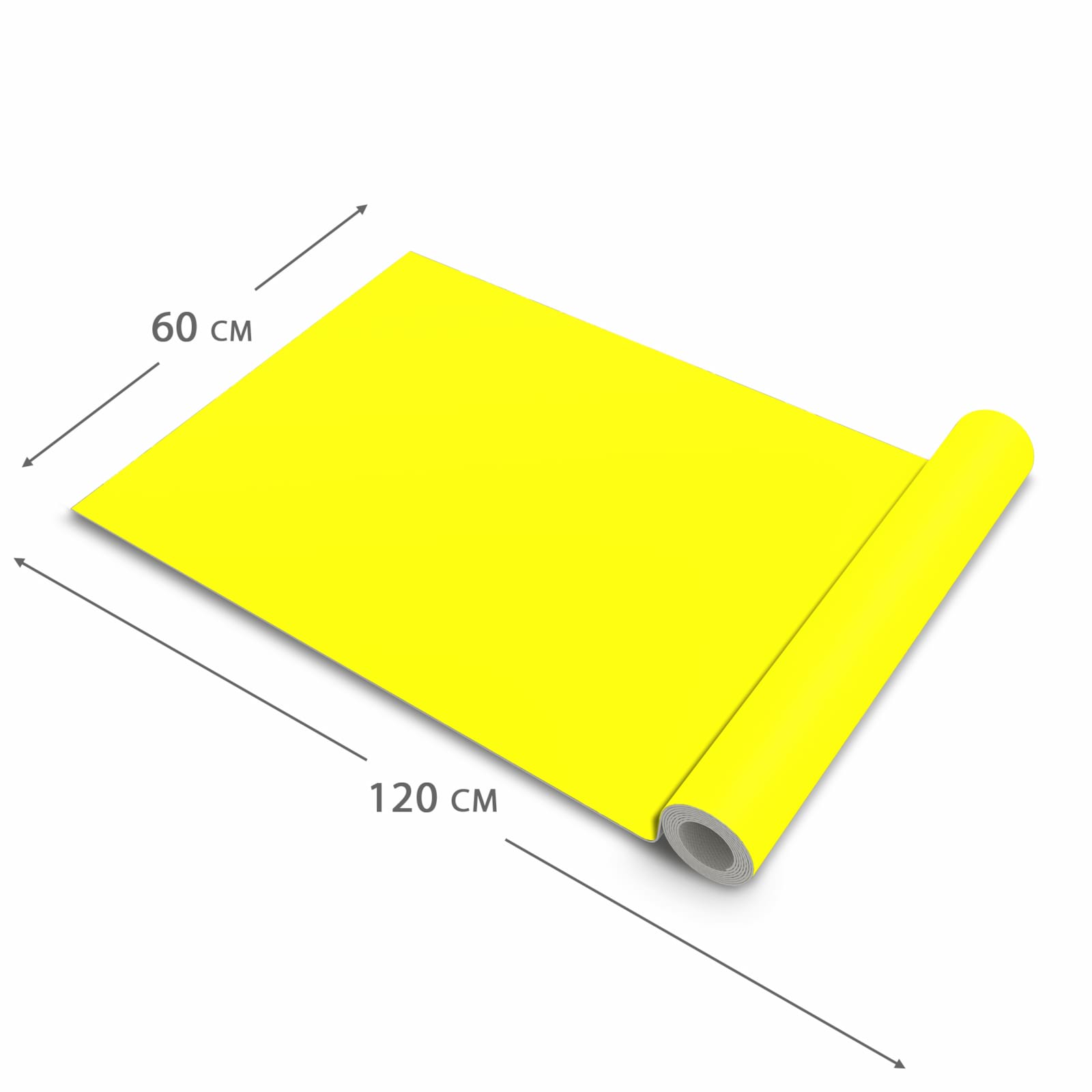 UV-beständiger Küchenteppich mit Motiv Gelber Hintergrund II in der Grösse 60x150 cm