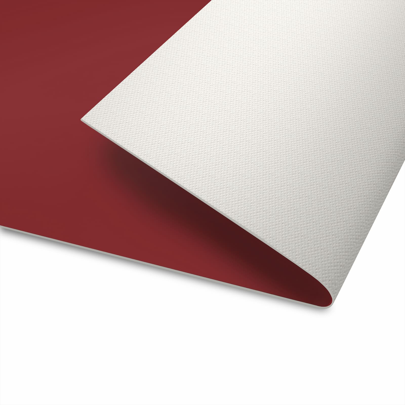 Geruchsneutraler Bodenläufer Teppich mit Motiv Weinroter Hintergrund I in der Unterseite