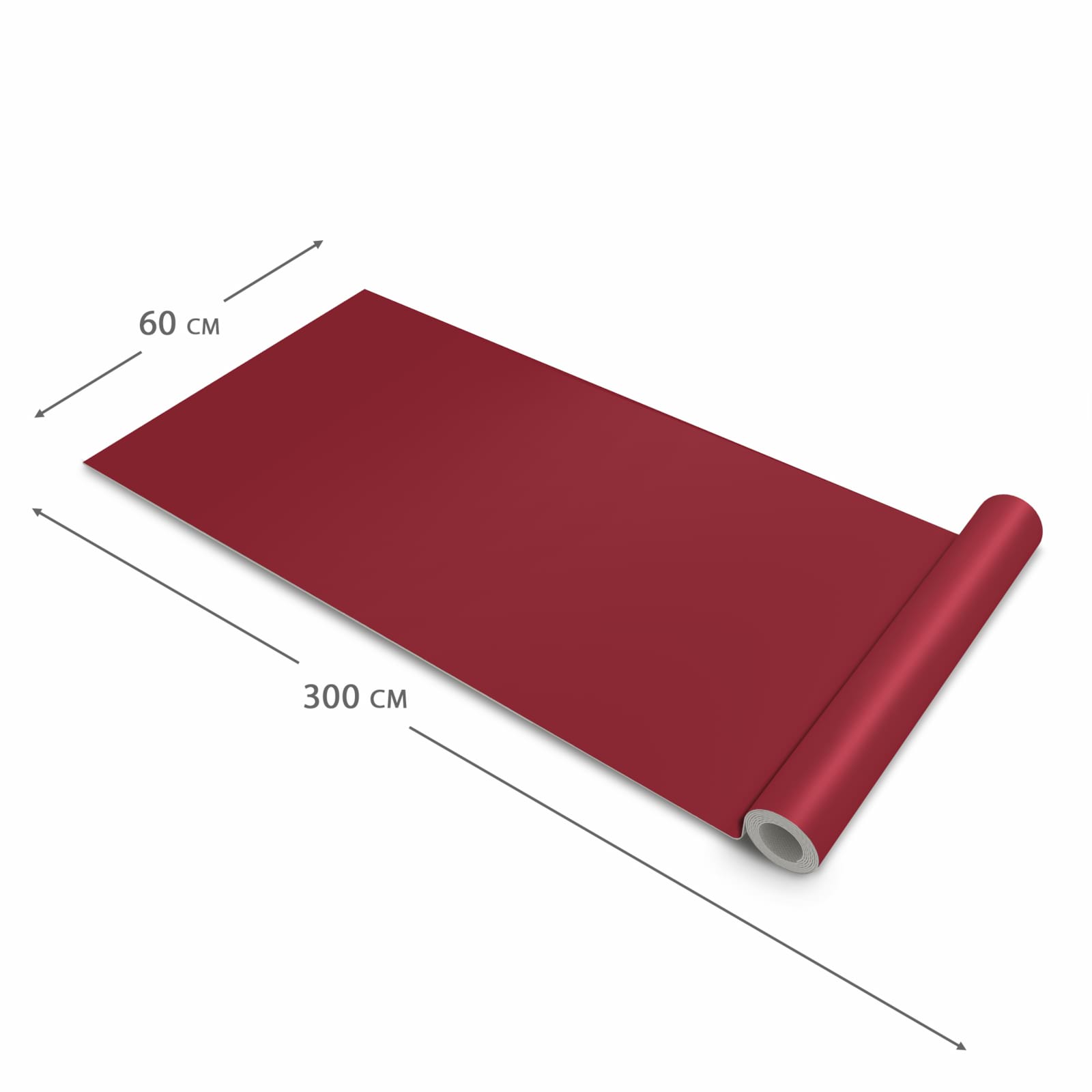 Flacher Küchenteppich mit Motiv Weinroter Hintergrund II in der Grösse 60x150 cm