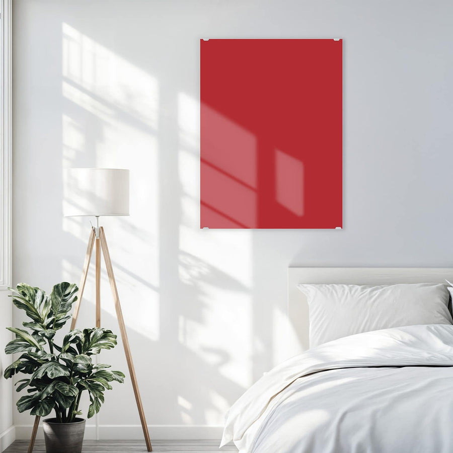 Maße Wandbild - Kirschrot - Hochformat