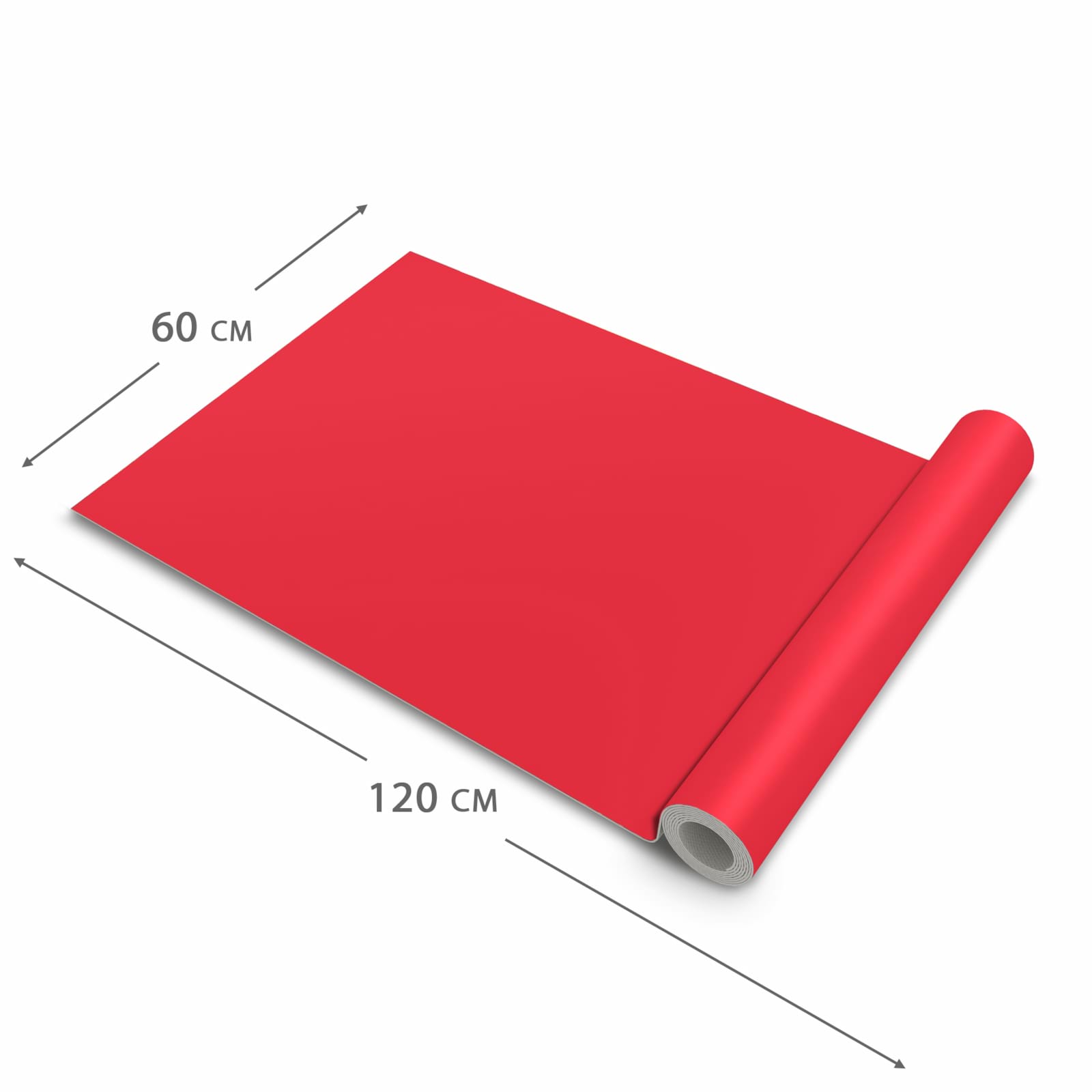 Schmutzabweisender Küchenteppich mit Motiv Pink-Roter Hintergrund in der Grösse 60x120 cm