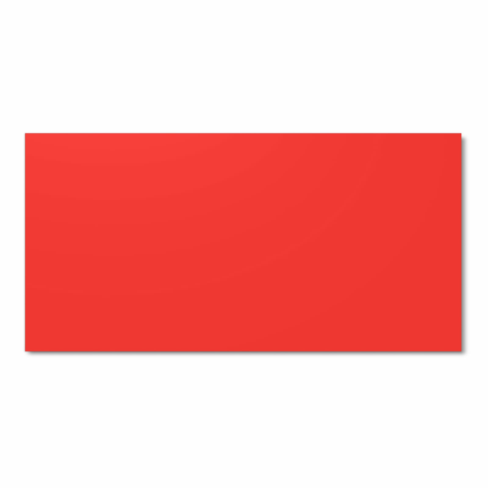 Rutschfester Küchenläufer nach Maß mit Motiv Roter Hintergrund I in Frontansicht