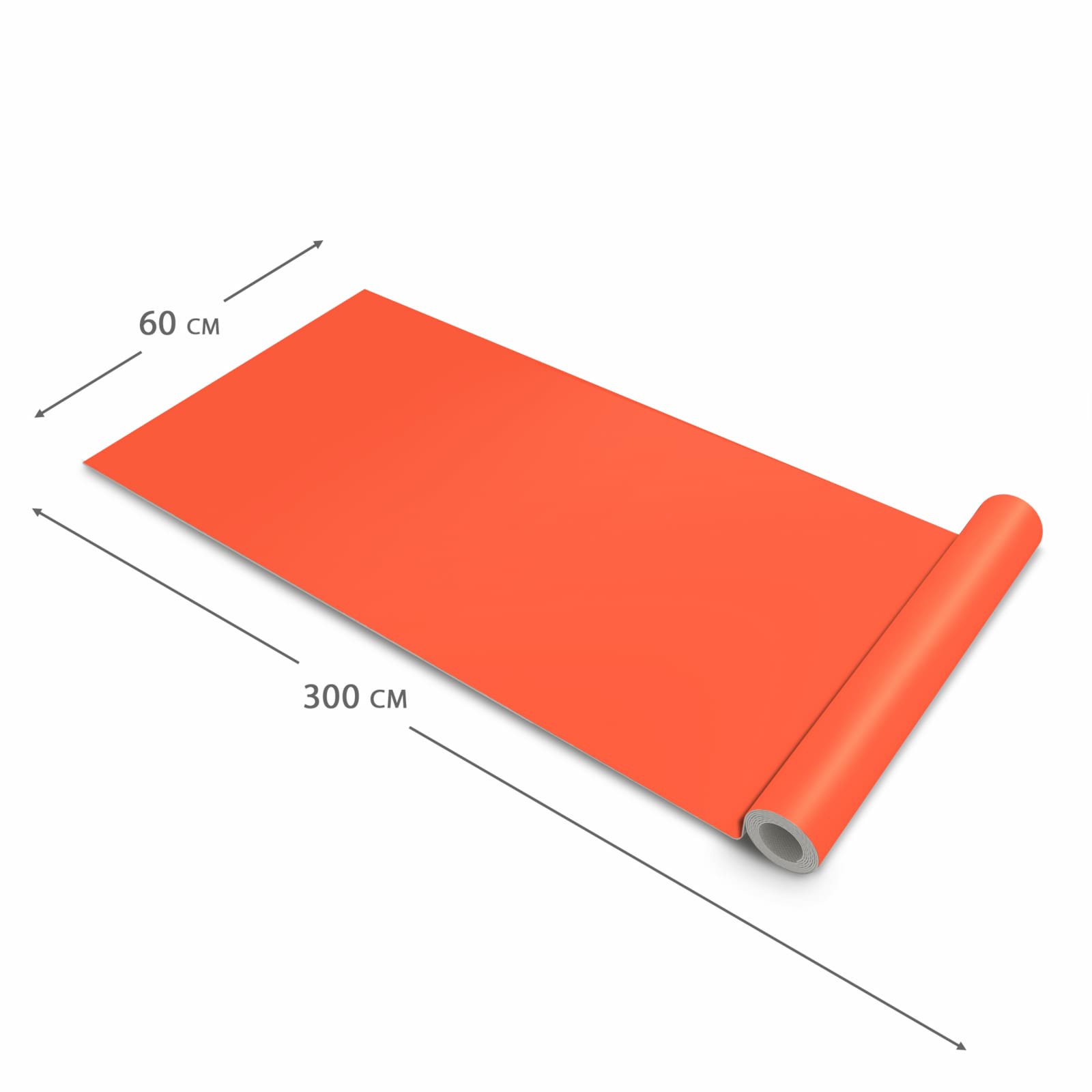 Küchenvorleger mit Motiv Rot-Oranger Hintergrund in der Grösse 90x180 cm für sichere Aufbewahrung