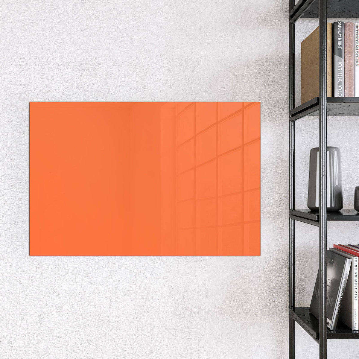 Magnettafel - Mandarinorange – Warmes Orange als ruhige Fläche