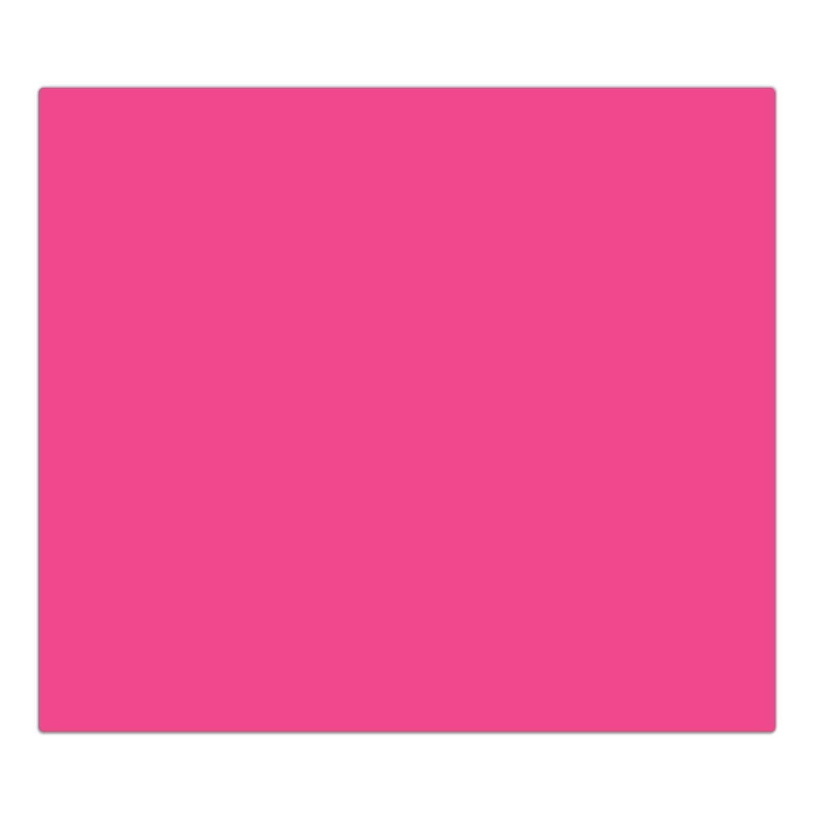 1-teilige Herdabdeckplatte mit Pinker Hintergrund-Motiv in der Frontansicht