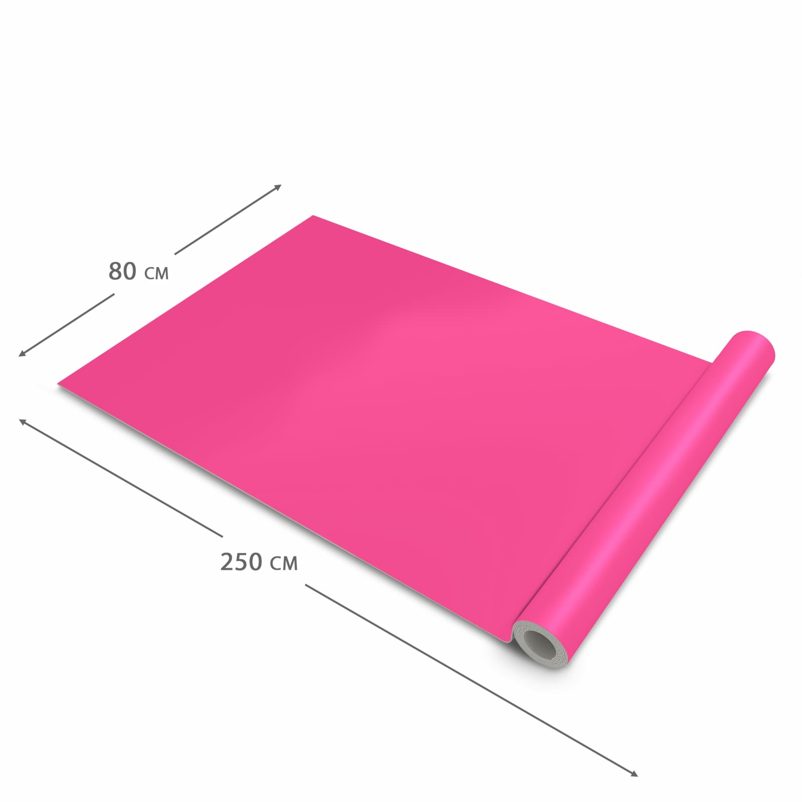 Organisierender Küchenläufer mit Motiv Pinker Hintergrund in der Grösse 80x250 cm