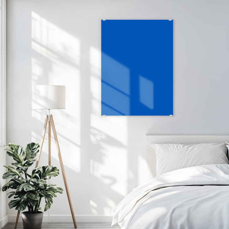 Maße Wandbild - Kobaltblau - Hochformat