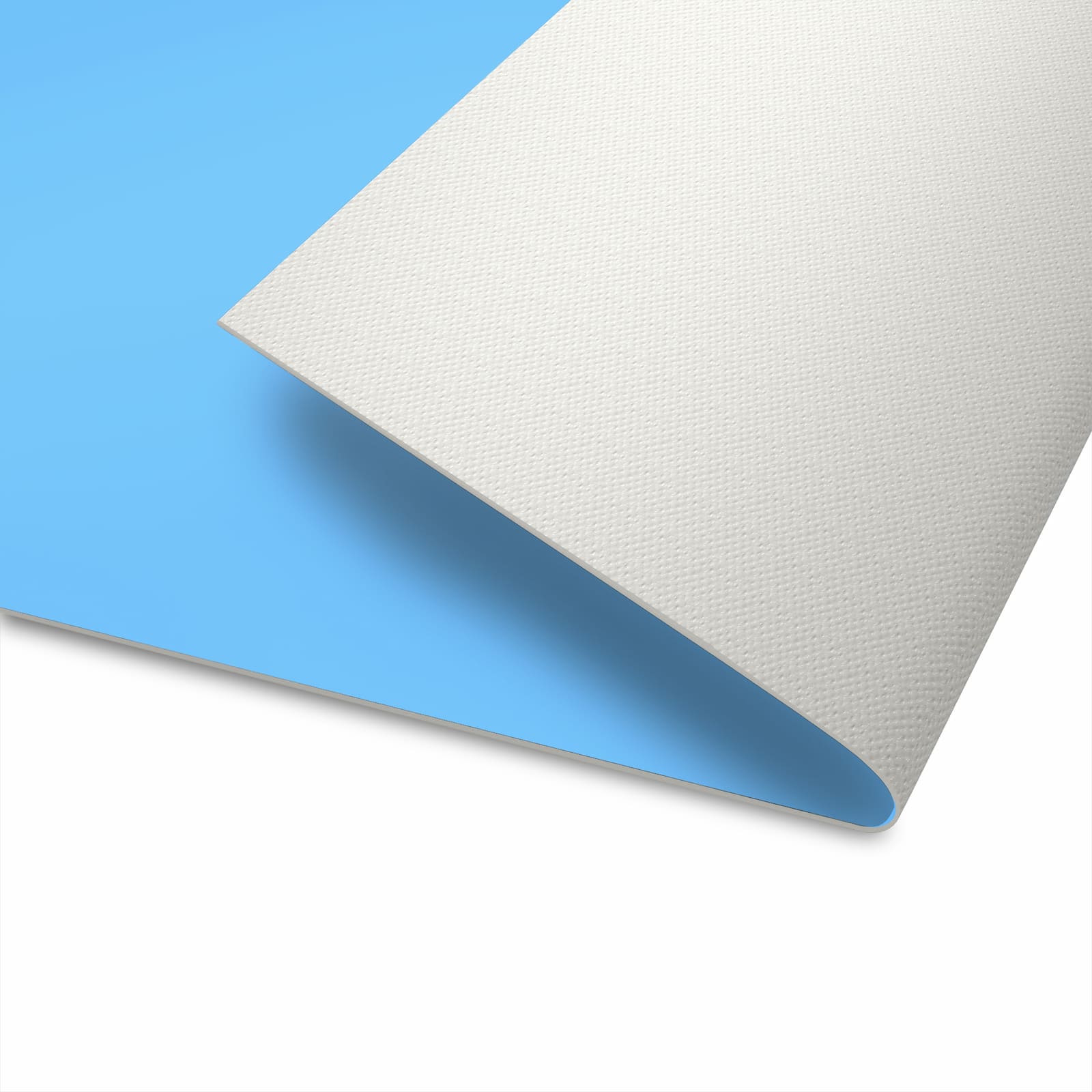 Geruchsneutraler Küchenteppich mit Motiv Himmelblauer Hintergrund in der Unterseite