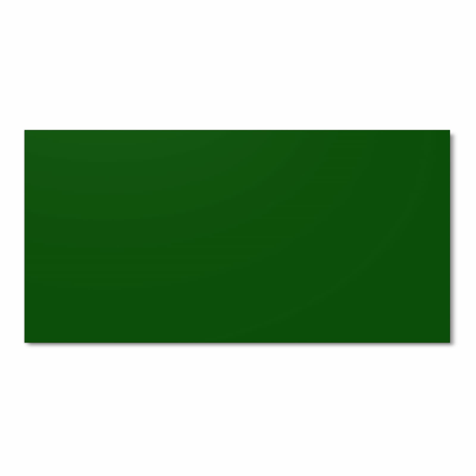 Pflegeleichter Küchenläufer mit Motiv Dunkelgrüner Hintergrund I in Frontansicht