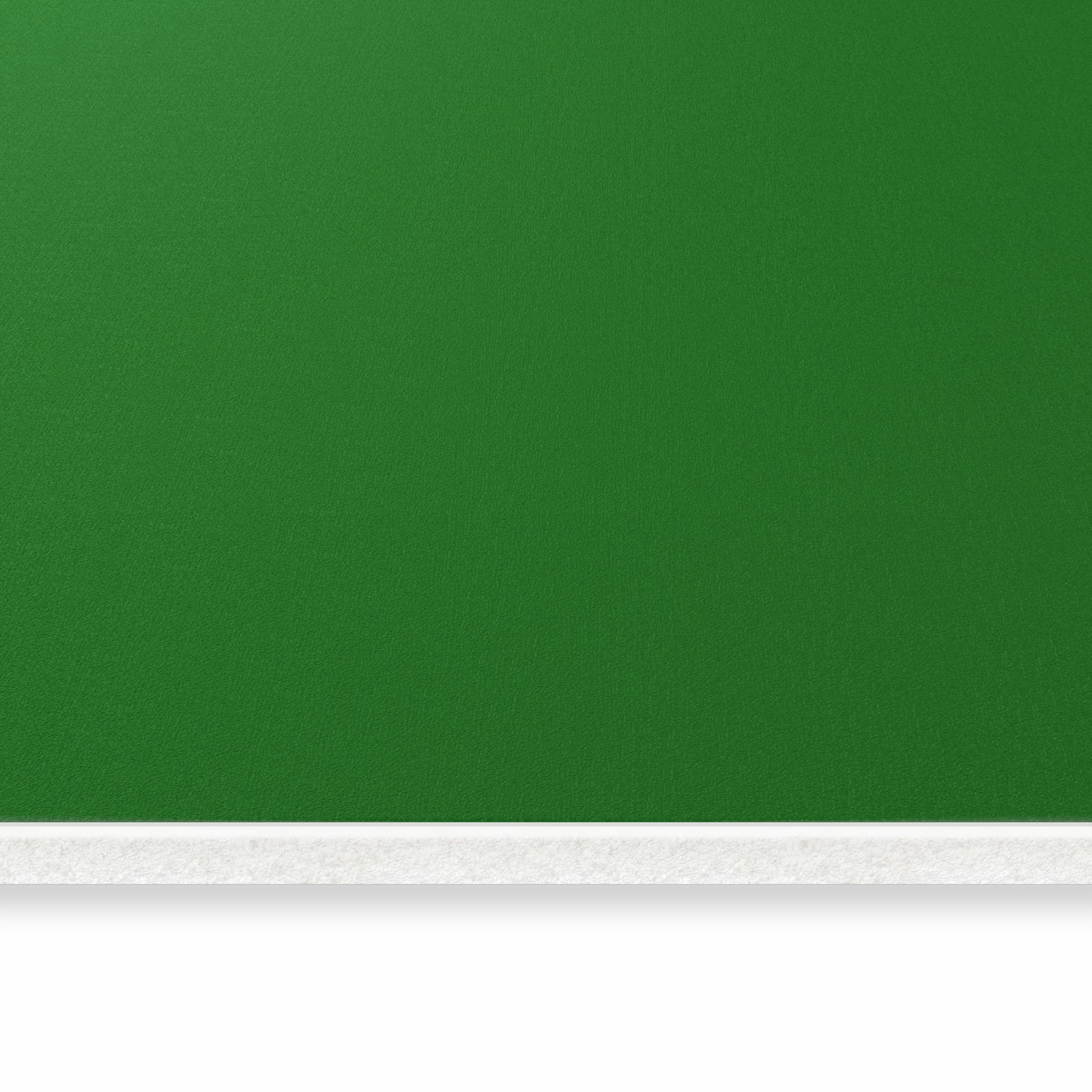 Feuchtigkeitsresistenter Läufer für die Küche mit Motiv Dunkelgrüner Hintergrund II in seitlicher Ansicht