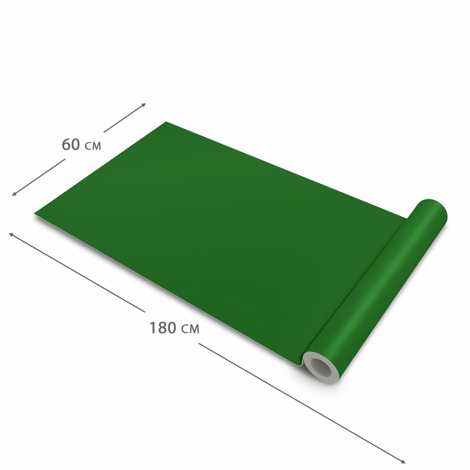 Langlebiger waschbarer Küchenteppich mit Motiv Dunkelgrüner Hintergrund II in der Größe 60x120 cm