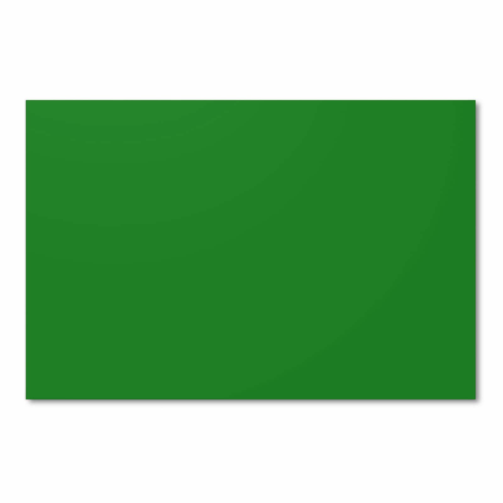 Waschbarer Teppich fürs Esszimmer mit Grüner Hintergrund I-Motiv, Frontansicht