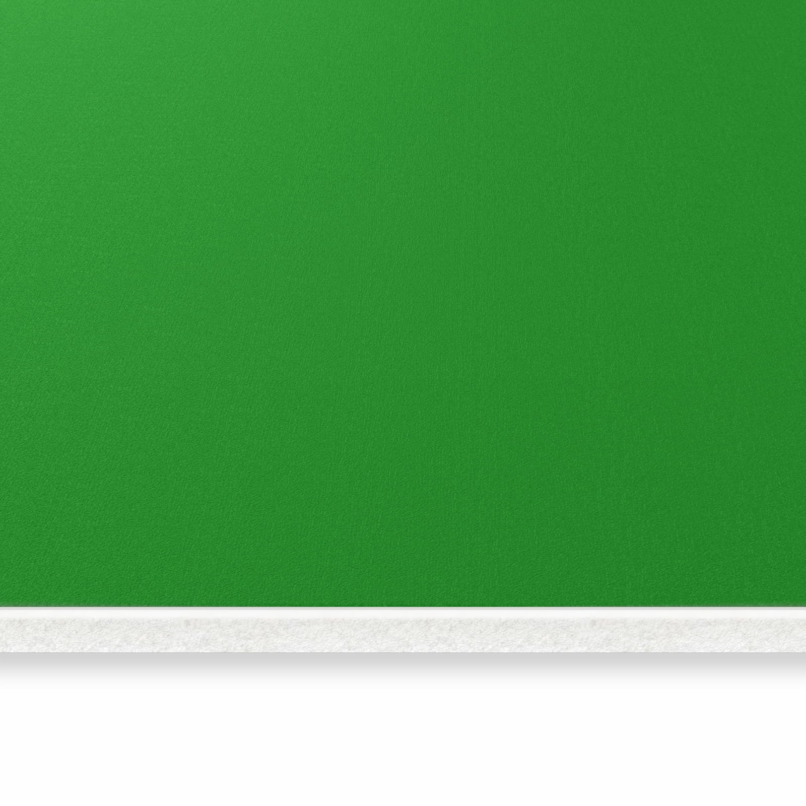 Komfortabler Küchenläufer mit Grüner Hintergrund-Motiv in seitlicher Ansicht