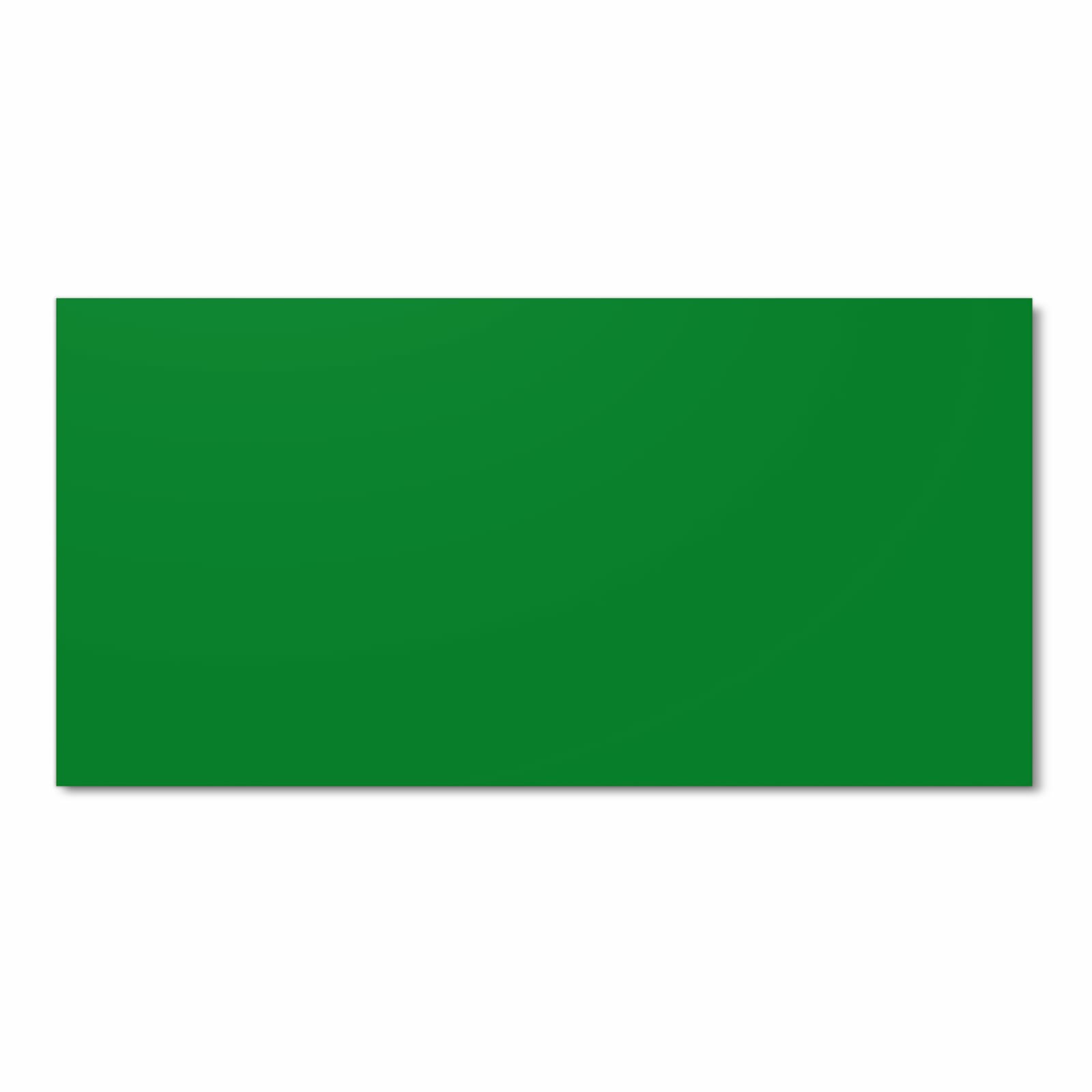 Waschbarer Küchenläufer mit Grüner Hintergrund II-Motiv Front - Frontansicht, dünner Teppich