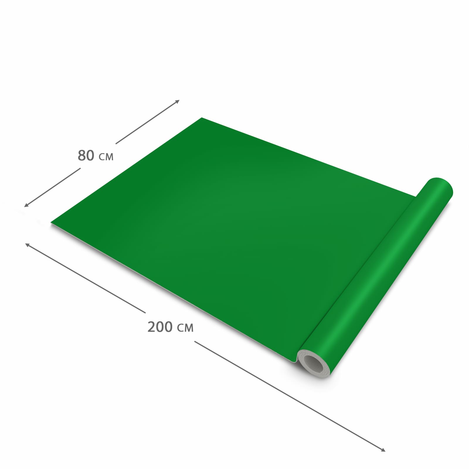 Hygienischer Küchenläufer mit Grüner Hintergrund II-Motiv, Dimension - 80x200 cm, abwaschbar