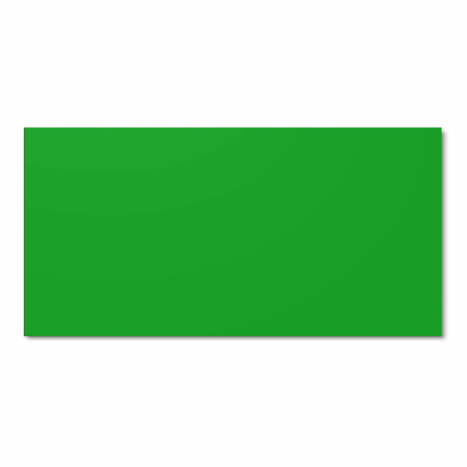 Küchenläufer mit grasgrünem Hintergrund-Motiv Frontansicht, schützt den Boden