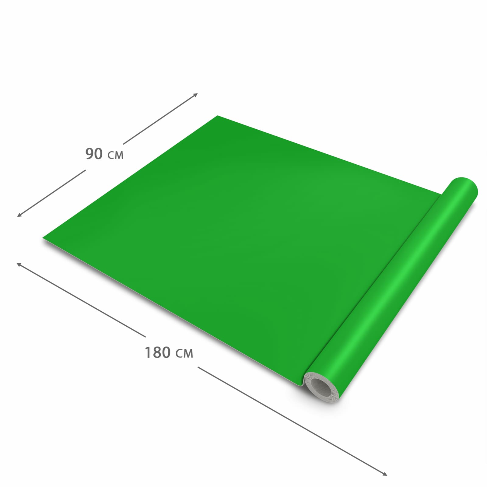 Schmutzabweisender Küchenläufer mit grasgrünem Hintergrund-Motiv, Dimension - 90x180 cm