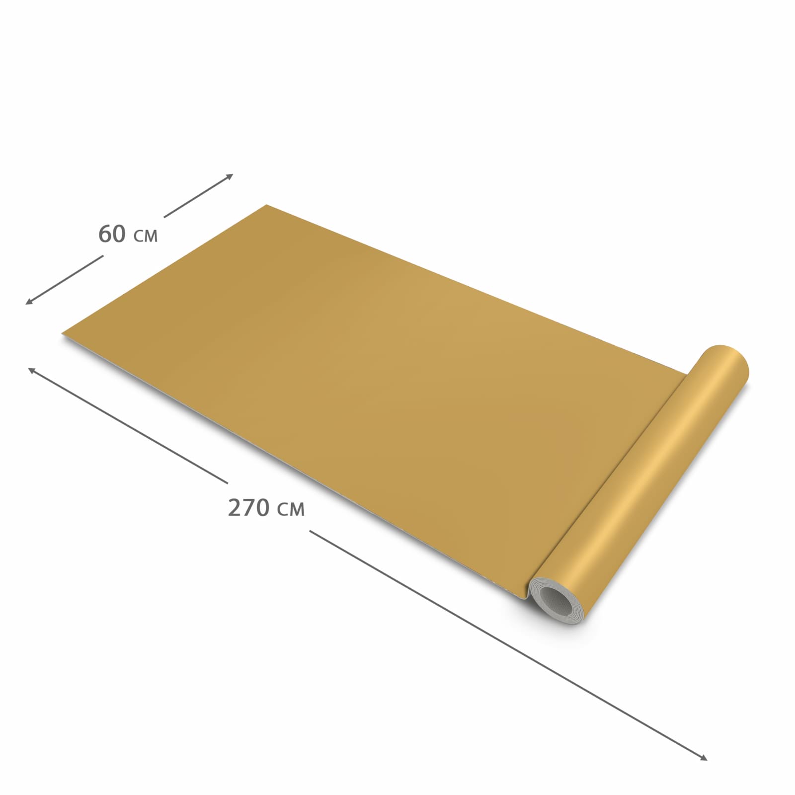 Waschbarer Küchenläufer mit khakibraunem Hintergrund-Design, Dimension 60x270 cm, angenehme Haptik