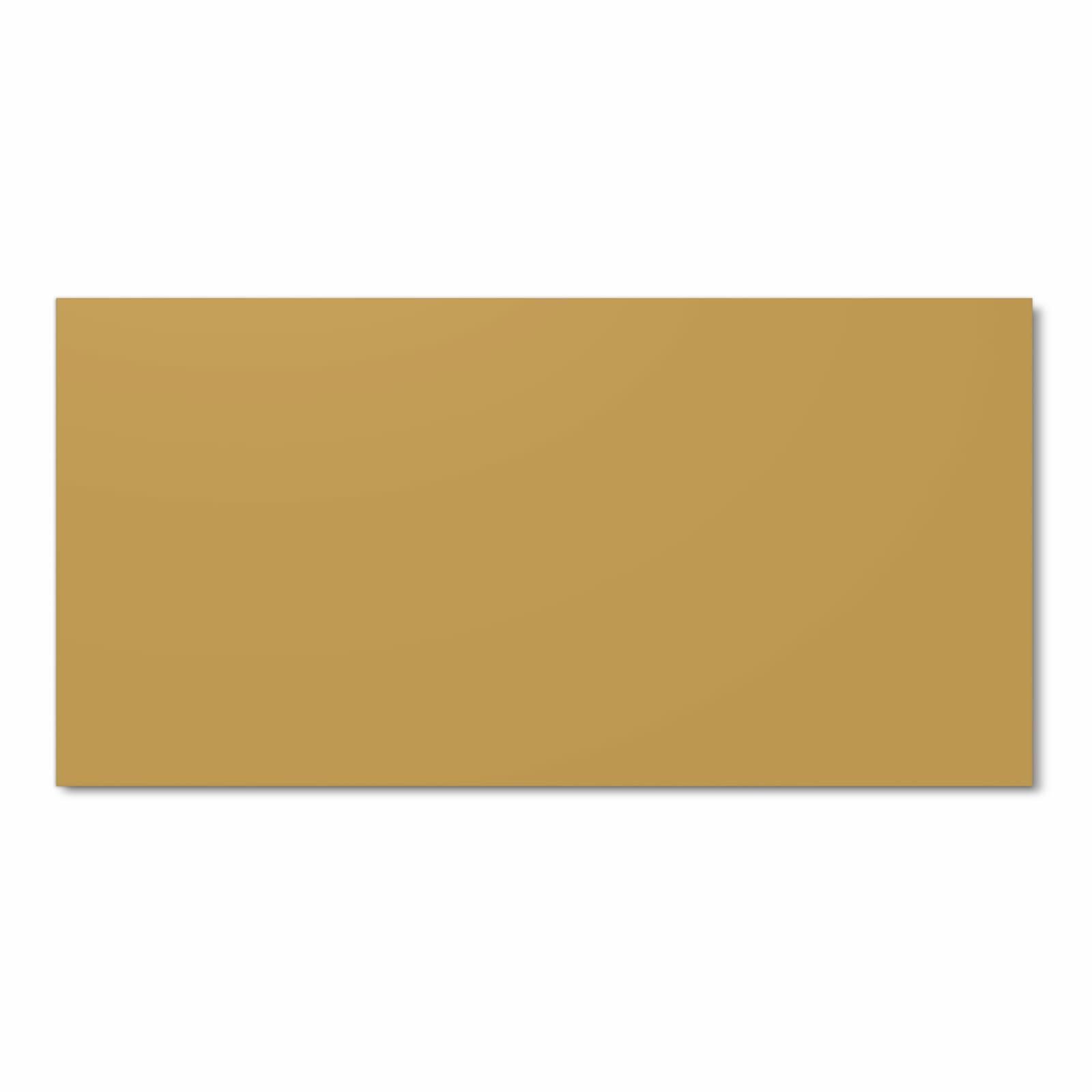 Moderner Küchenläufer mit khakibraunem Hintergrund-Motiv in Frontansicht, schützt den Boden