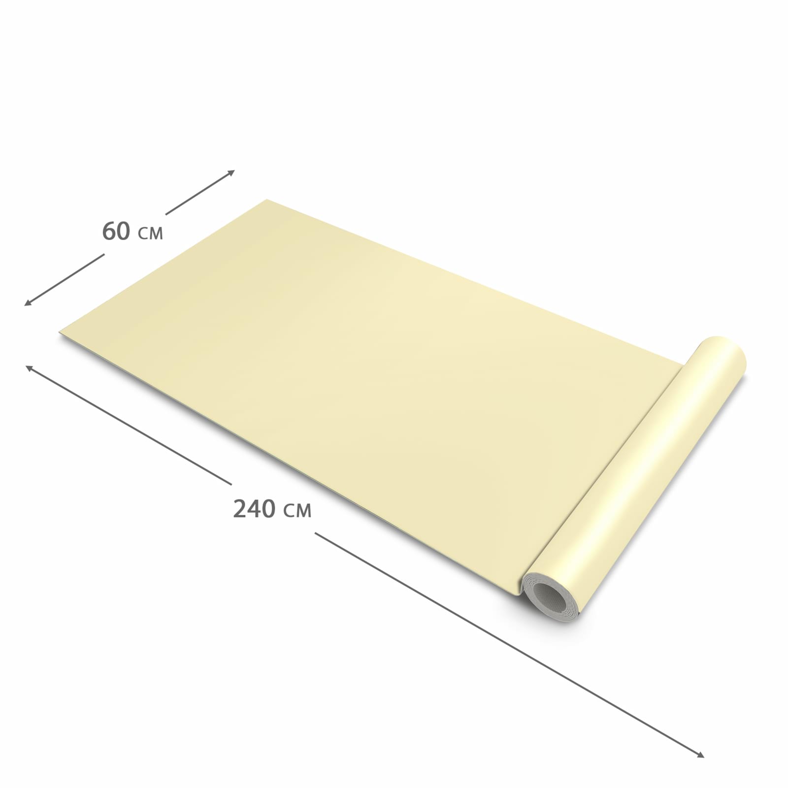 Fleckenresistenter Bodenläufer mit beigem Hintergrund-Motiv, Dimension - 60x240 cm