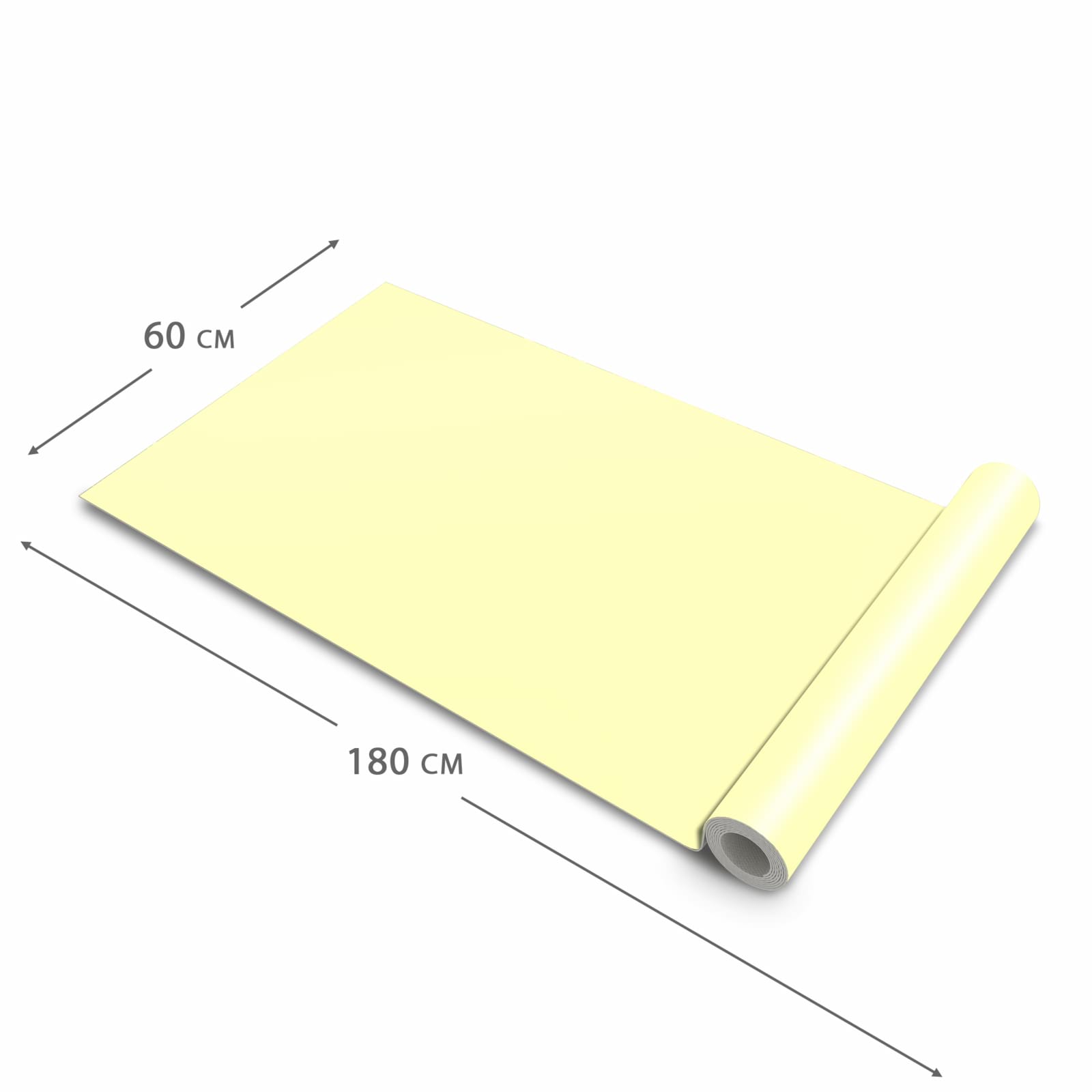 Küchenteppich mit cremefarbenem Hintergrund-Motiv, Dimension 60x180 cm, einfache Reinigung