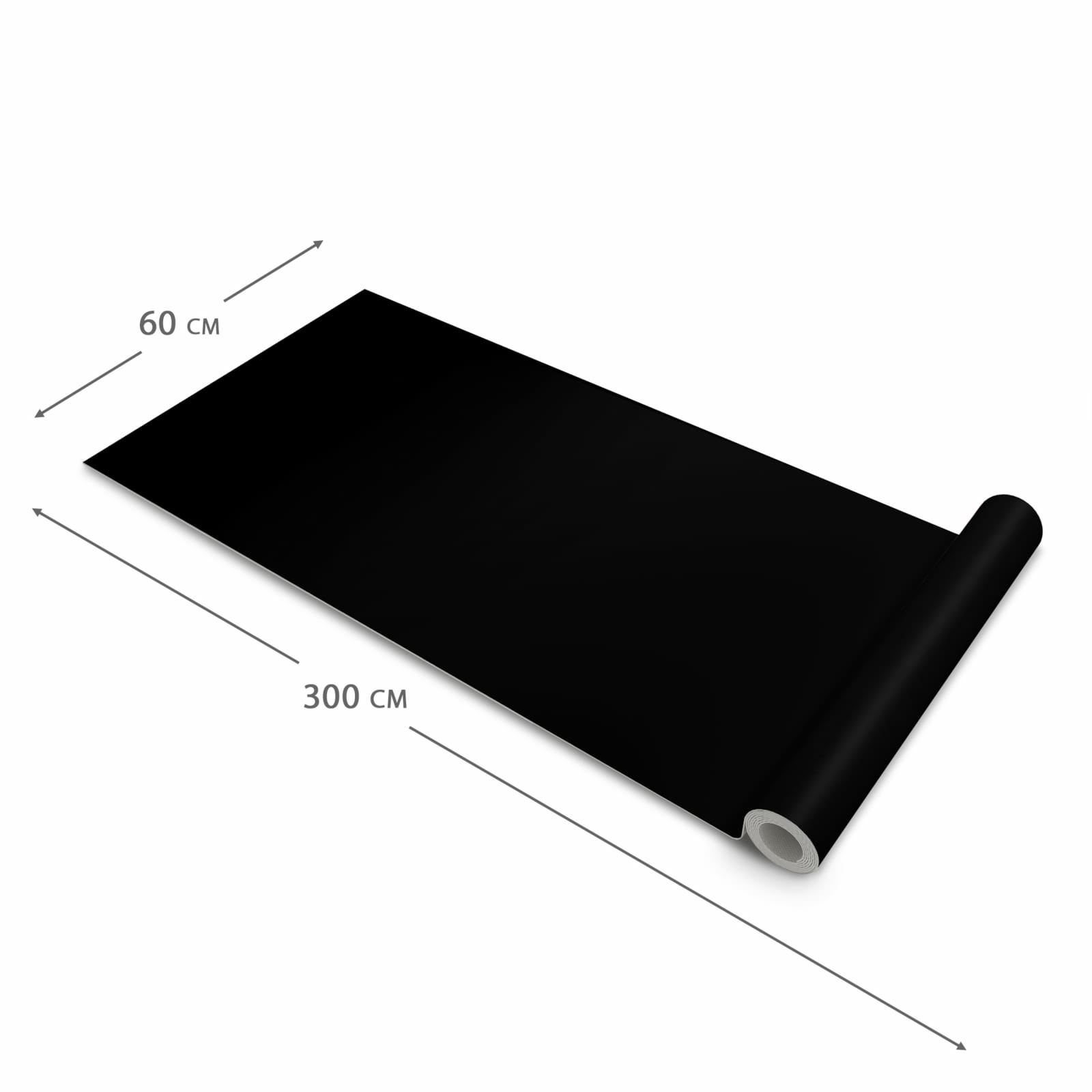 Küchenläufer mit schwarzem Hintergrund-Motiv Dimension - 60x300 cm, mehr Komfort beim Stehen