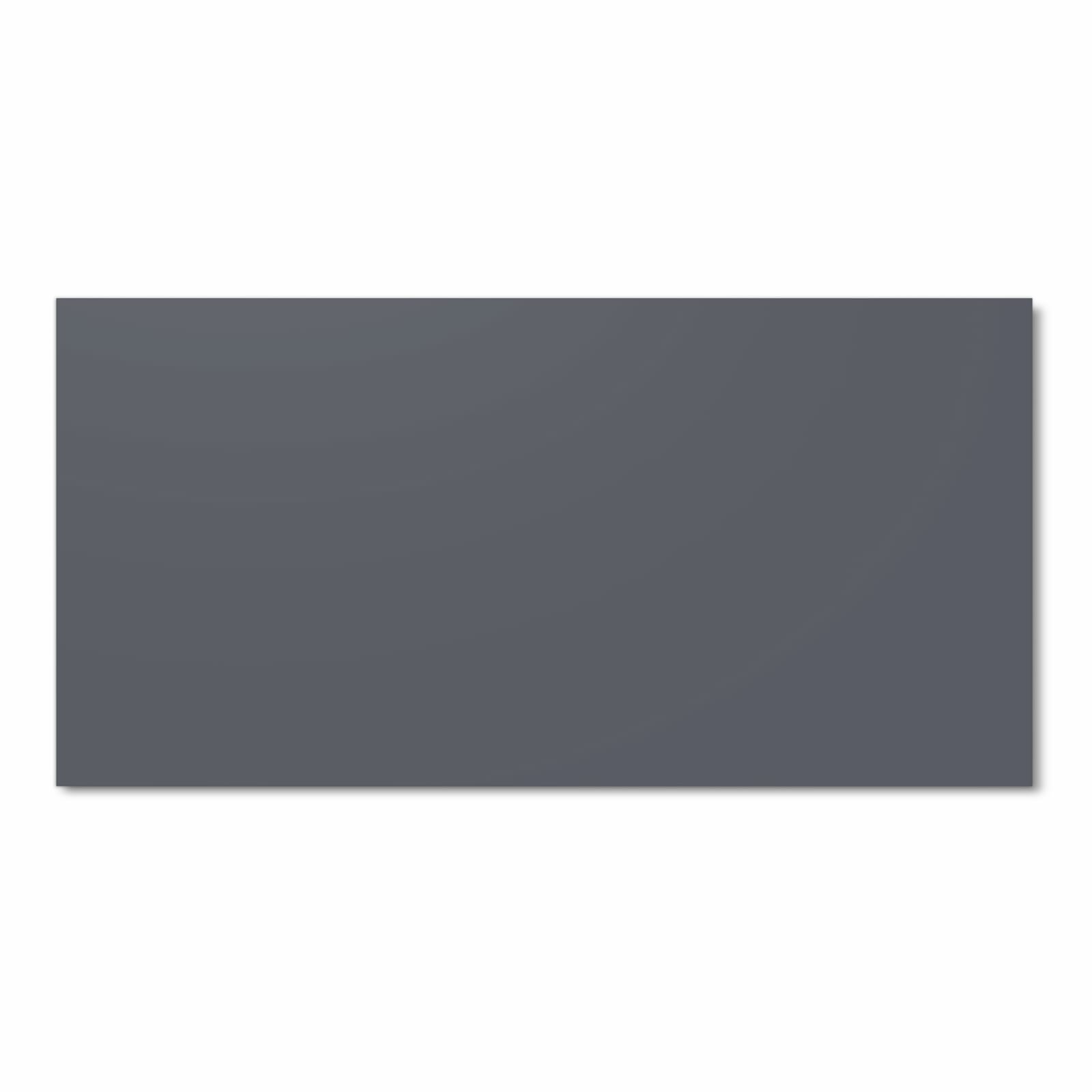 Waschbarer Teppich Läufer für die Küche mit dunkelgrauem Hintergrund-Motiv, Frontansicht