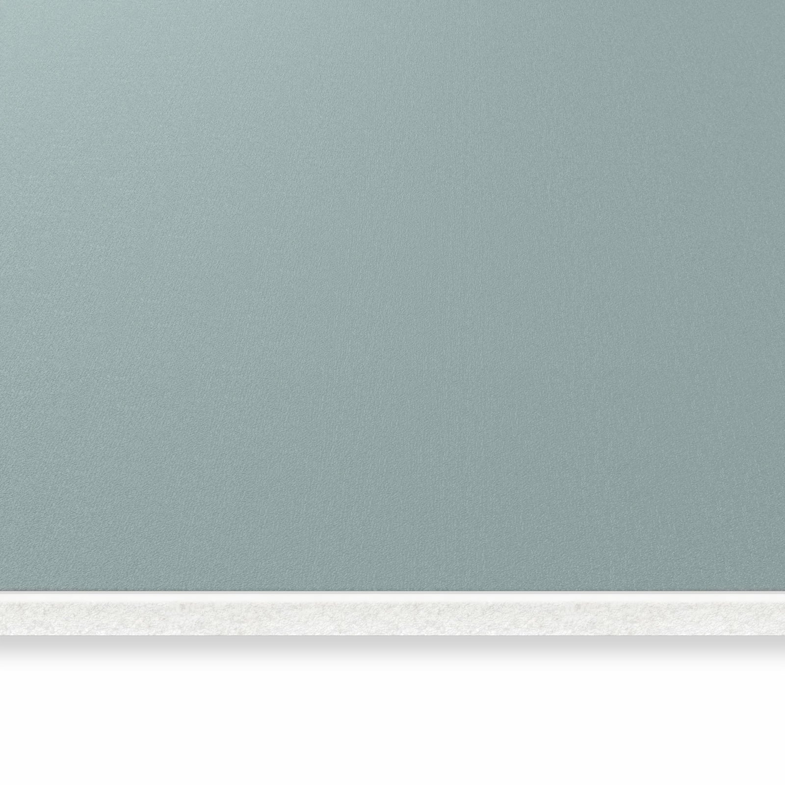 Waschbarer Küchenläufer mit grauem Hintergrund-Motiv in seitlicher Ansicht