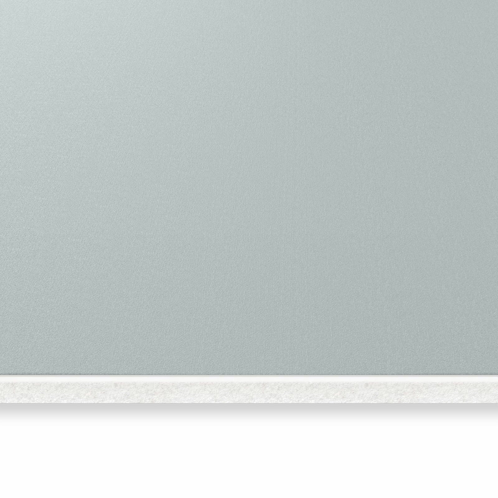 Moderner Küchenläufer mit grauem Hintergrund III-Motiv, seitliche Ansicht - fleckenresistent