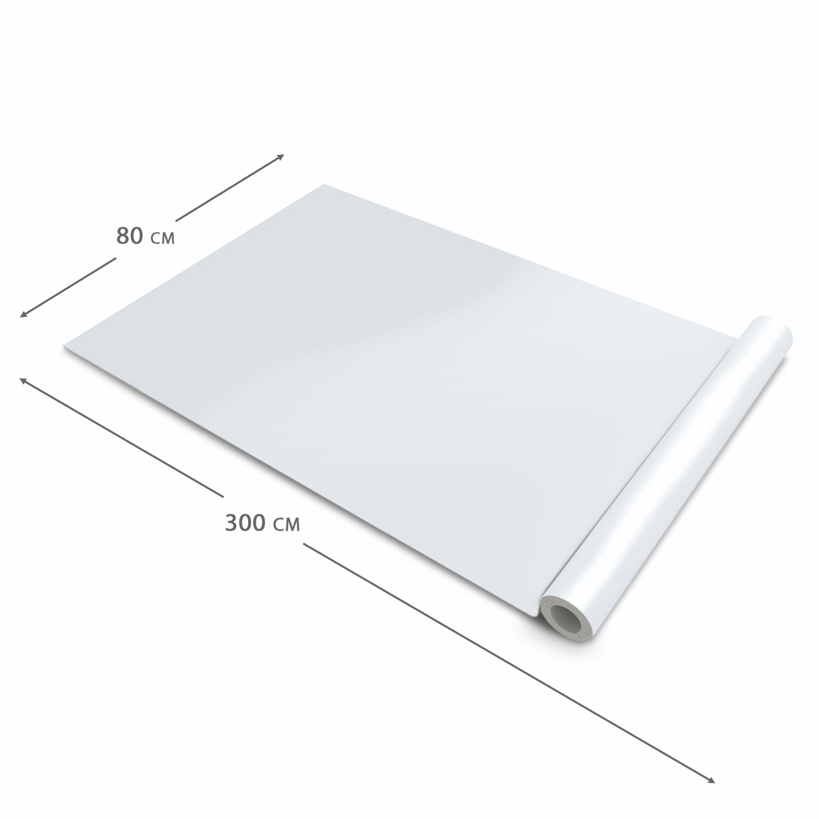 Farbbeständiger waschbarer Teppich Küche mit hellgrauem Hintergrund, Dimension 80x300 cm