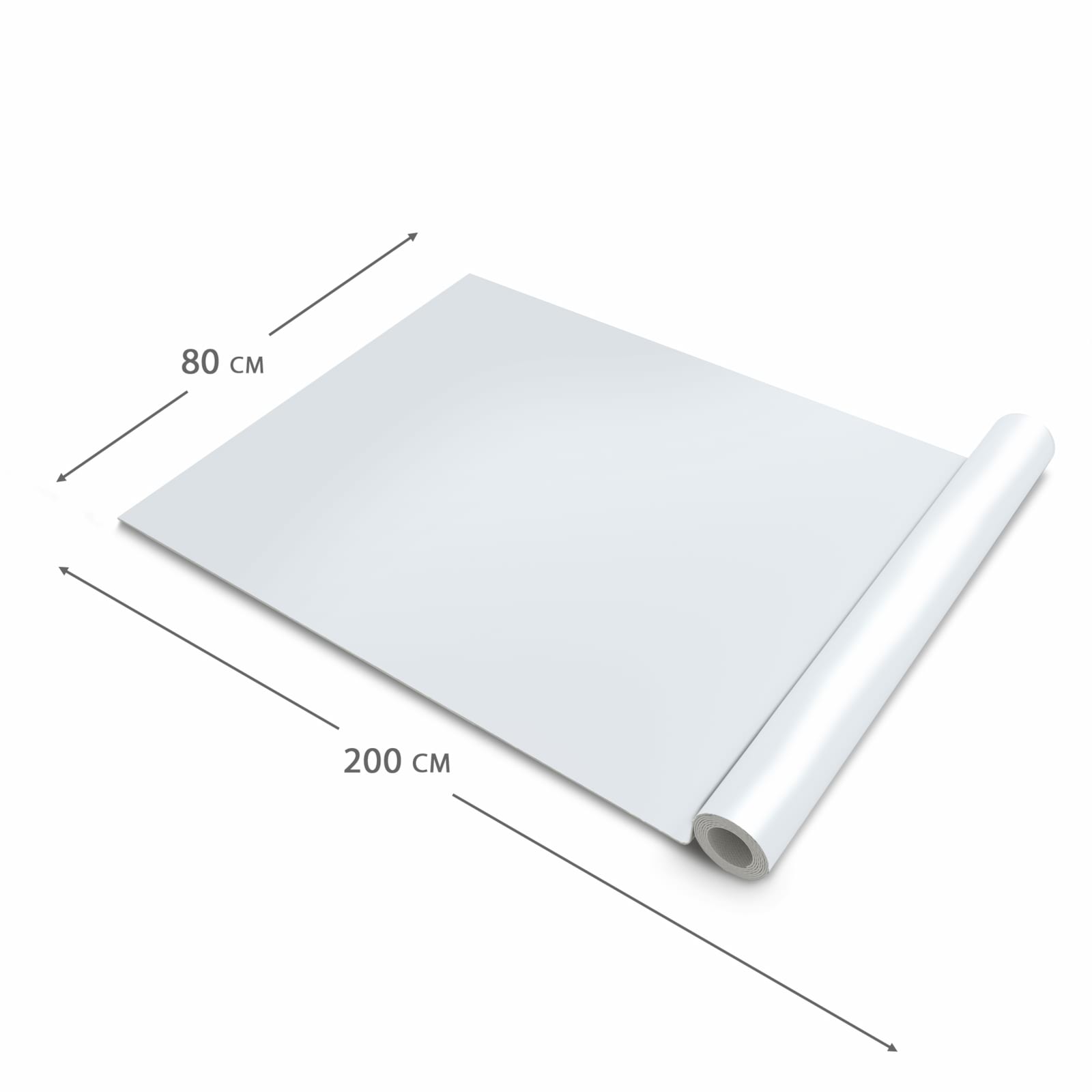 Feuchtigkeitsresistenter Küchenläufer mit hellgrauem Hintergrund-Motiv, Dimension 80x200 cm
