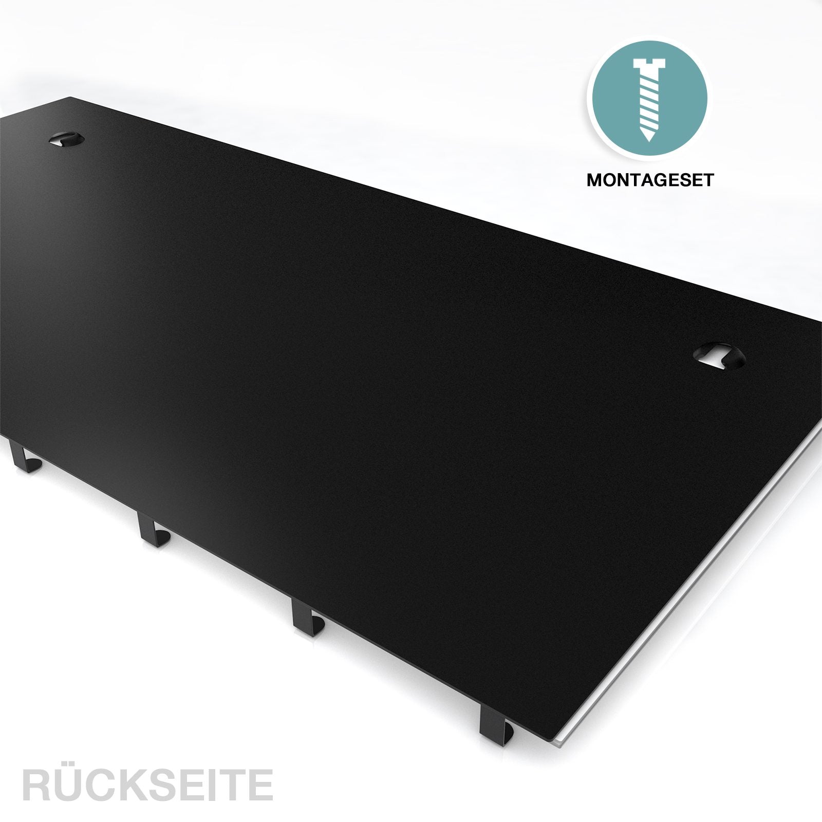 Wandgarderobe mit Magnetwand & Memoboard aus Glas Abstrakte Farben und Muster