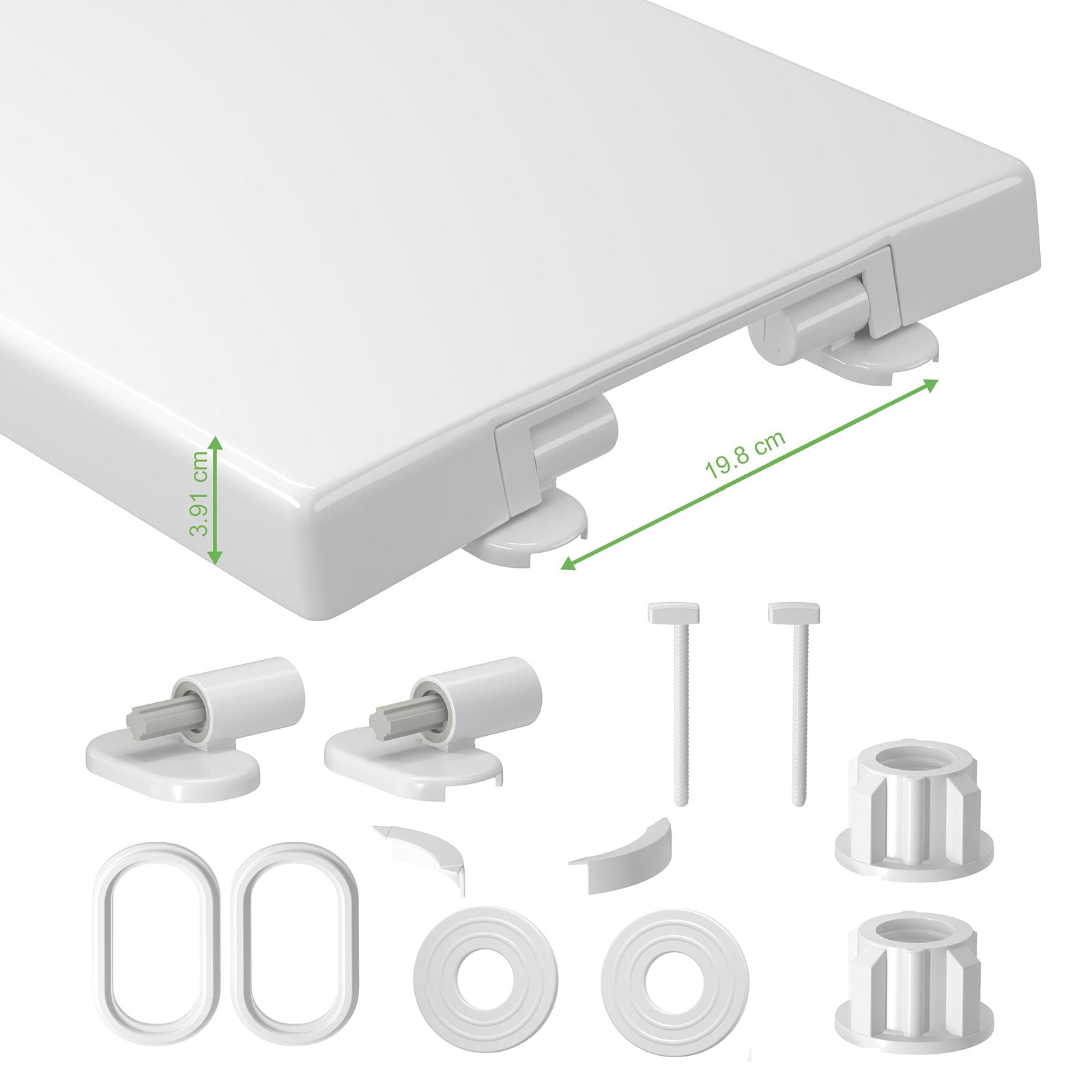 WC-Sitz mit Absenkautomatik Chili Schoten