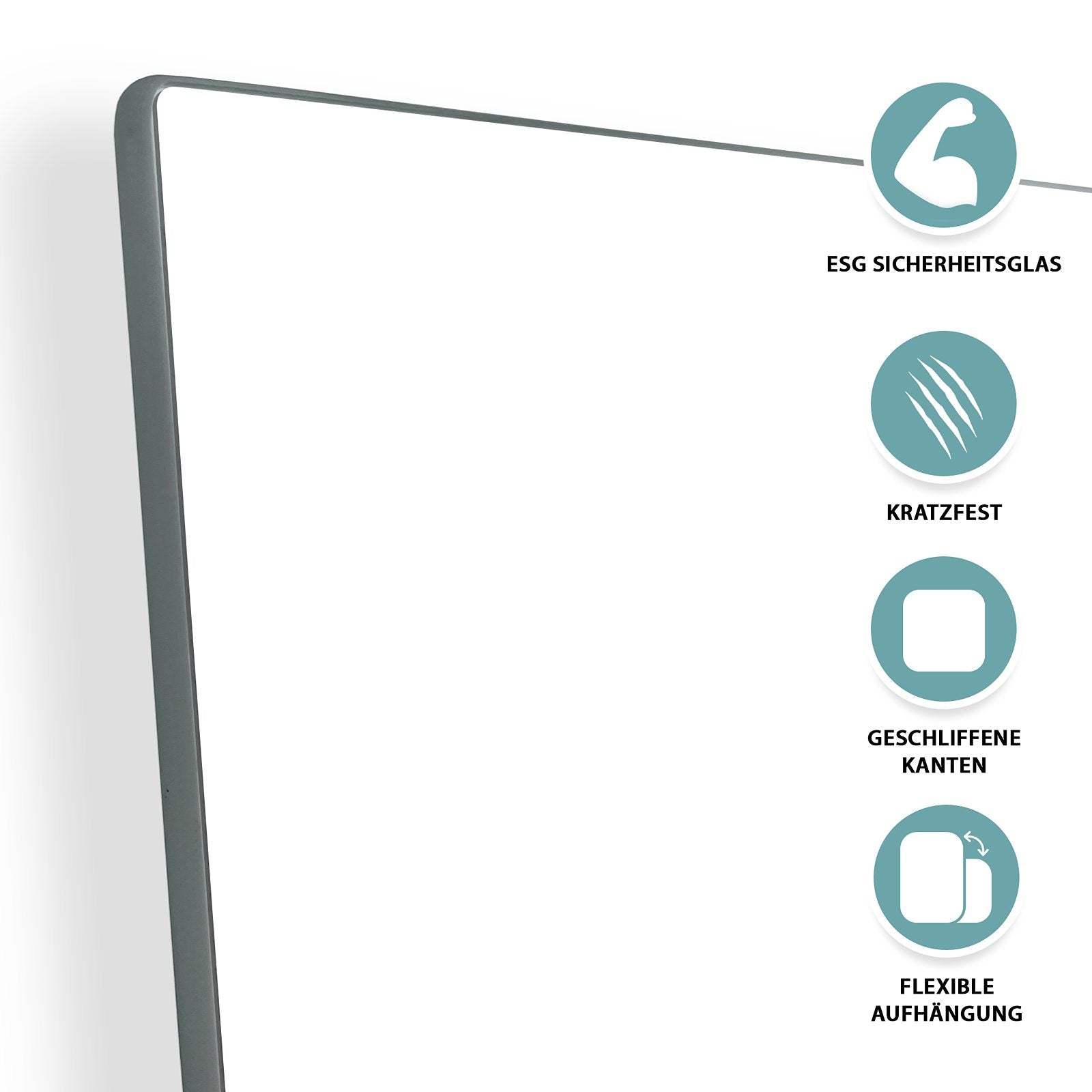 Moderne Küchenrückwand aus Glas Paisley Muster