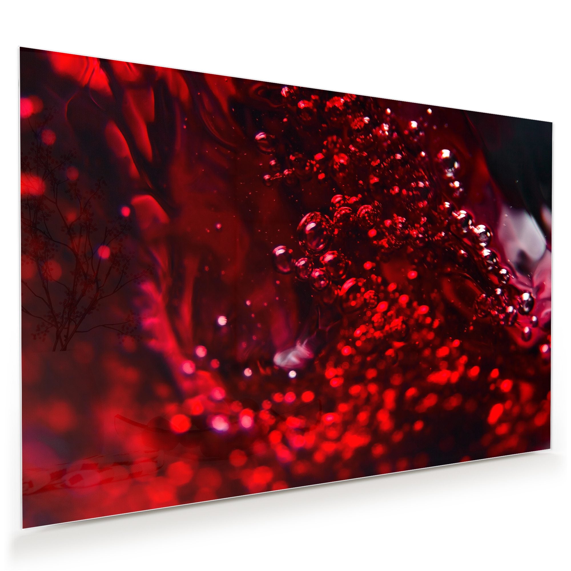 Wandbild - Rotwein