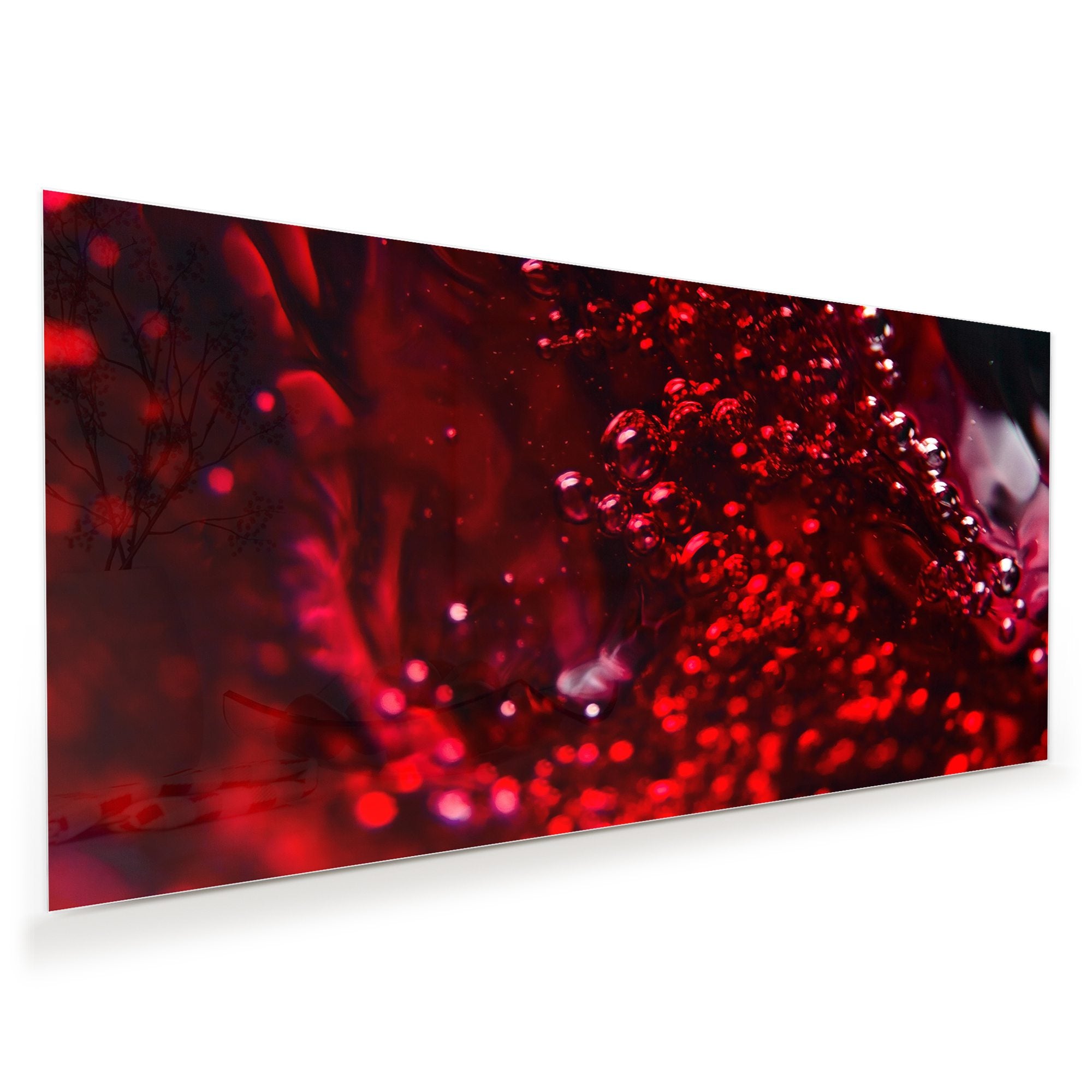 Wandbild - Rotwein