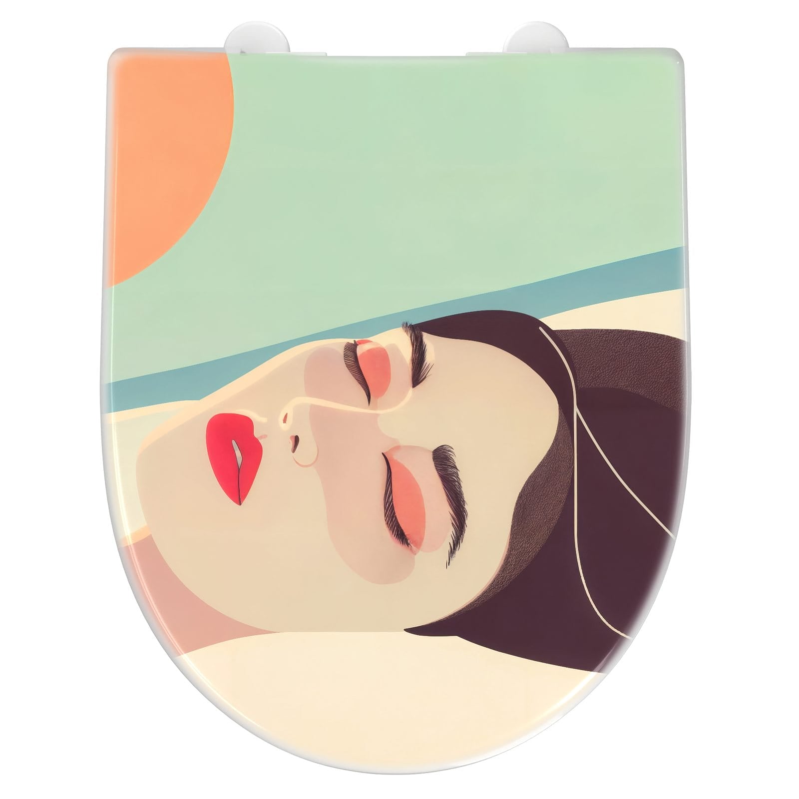 WC-Sitz mit Absenkautomatik Sonnenbaden