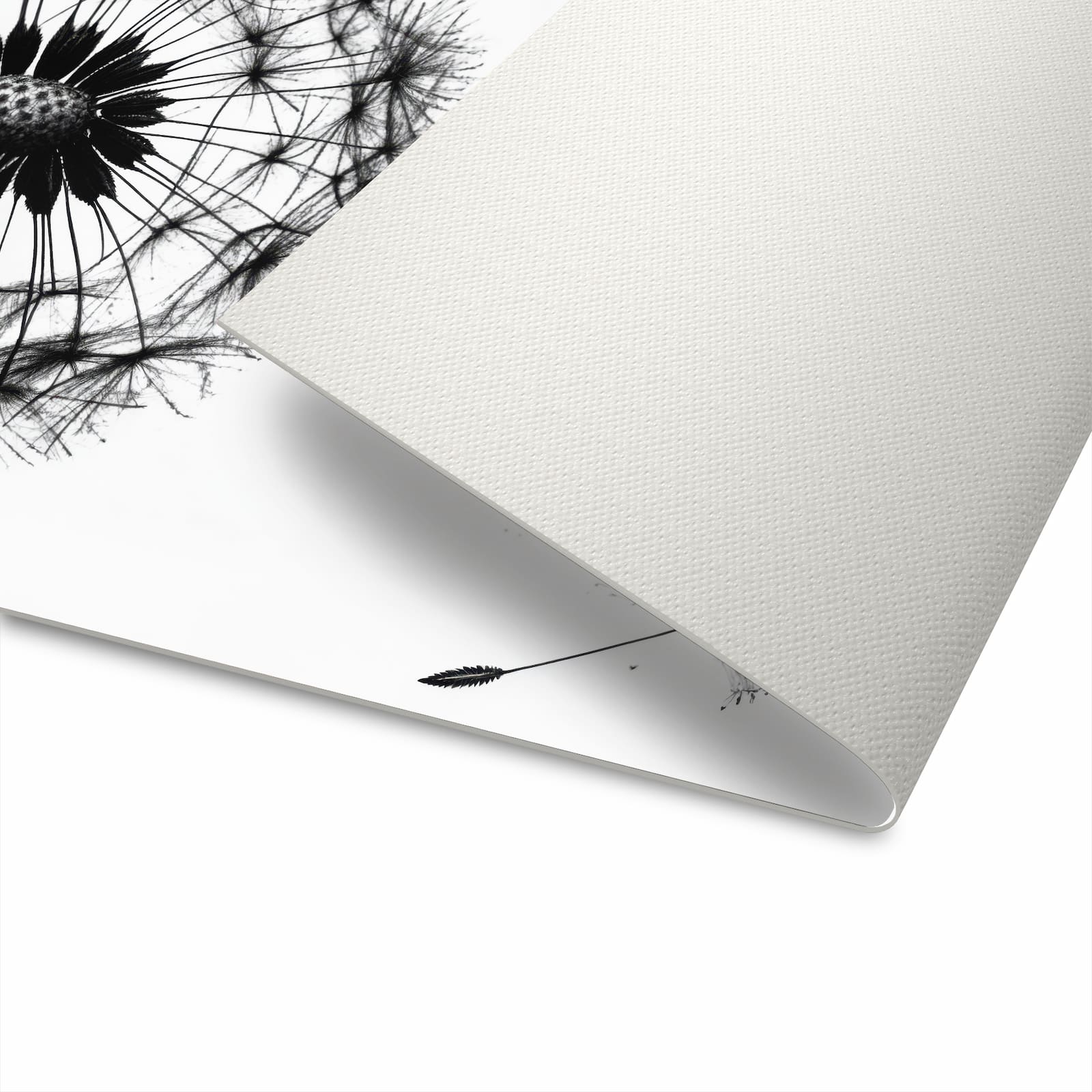 Geruchsneutraler waschbarer Küchenteppich mit Motiv Pusteblume auf Unterseite