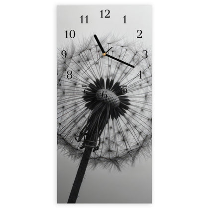 Wanduhr mit dem Motiv Pusteblume im Wind