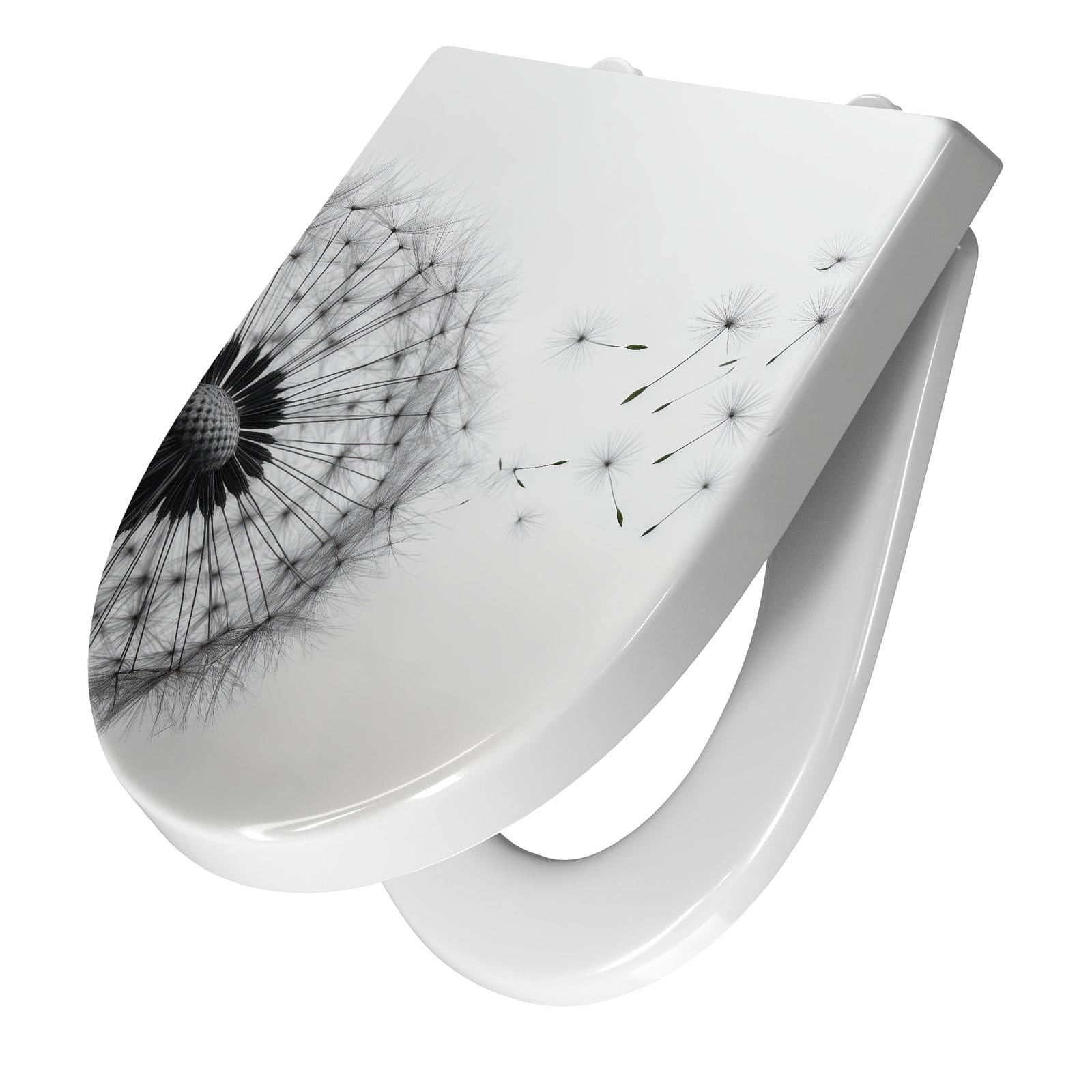 WC-Sitz mit Absenkautomatik Pusteblume im Wind