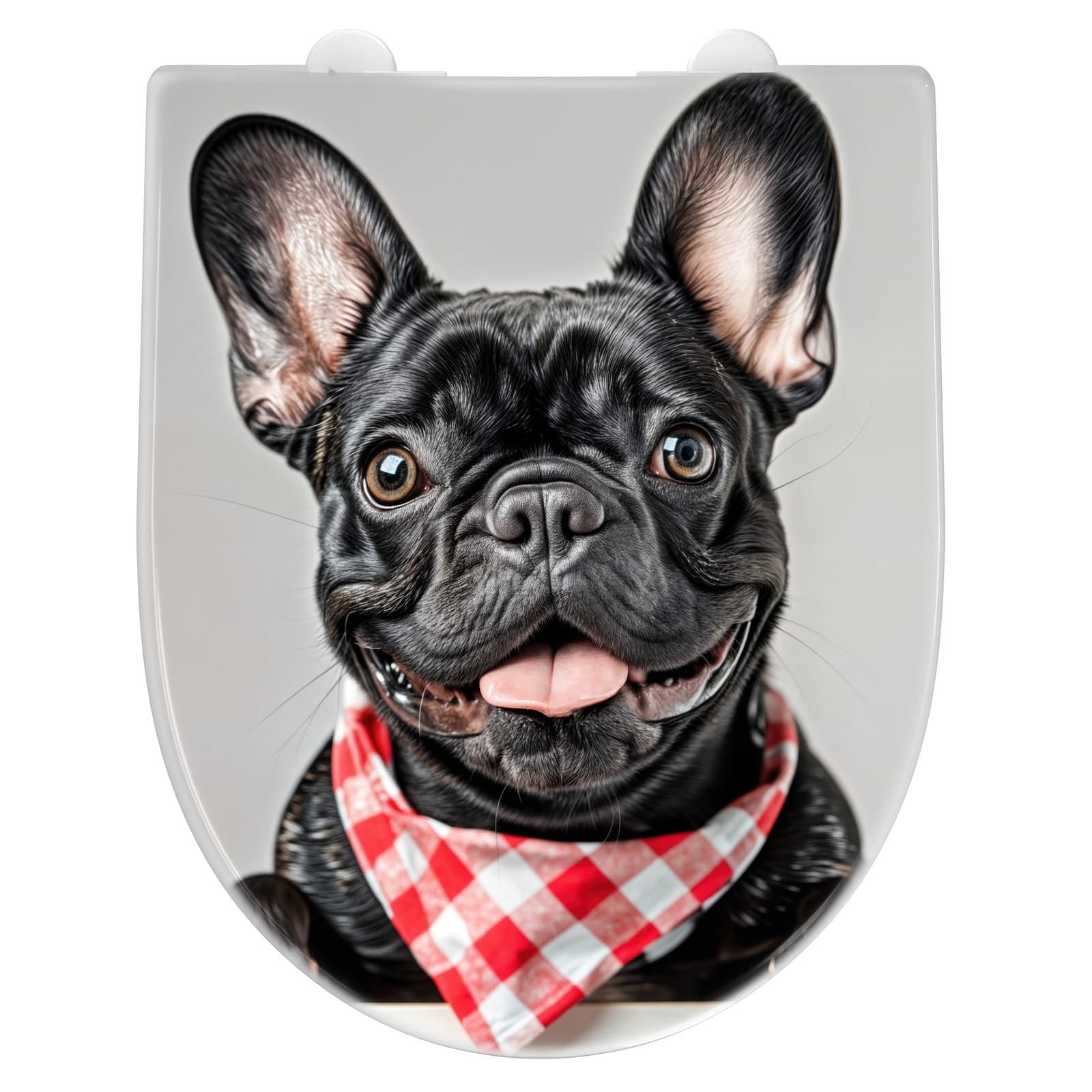 WC-Sitz mit Absenkautomatik Französische Bulldogge