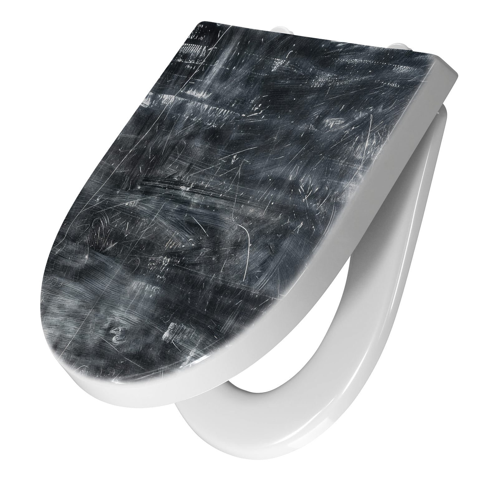 WC-Sitz mit Absenkautomatik Abstrakte Strukturen