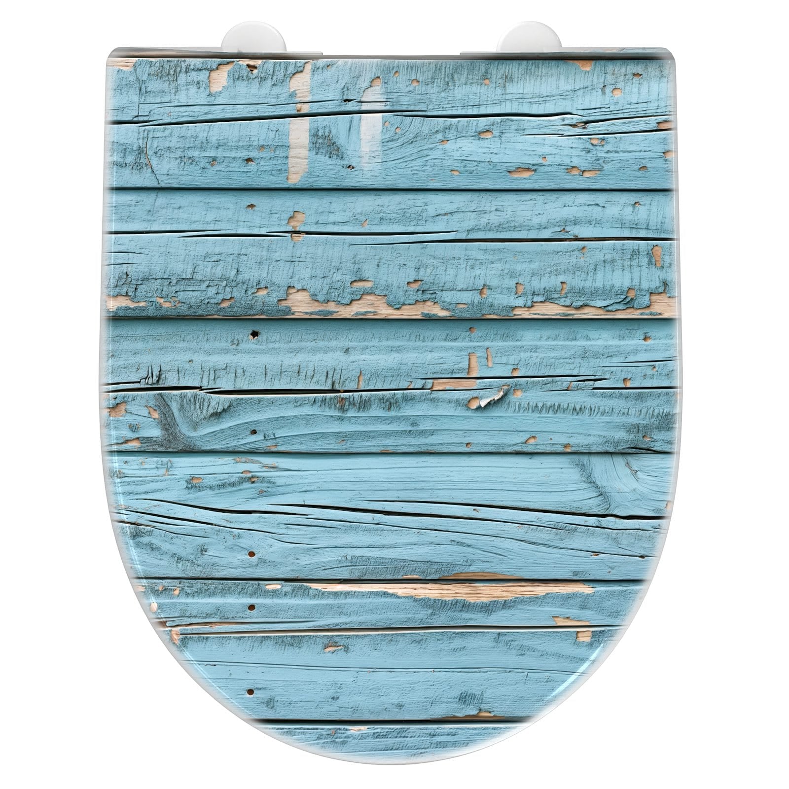 WC-Sitz mit Absenkautomatik Verwittertes Holz