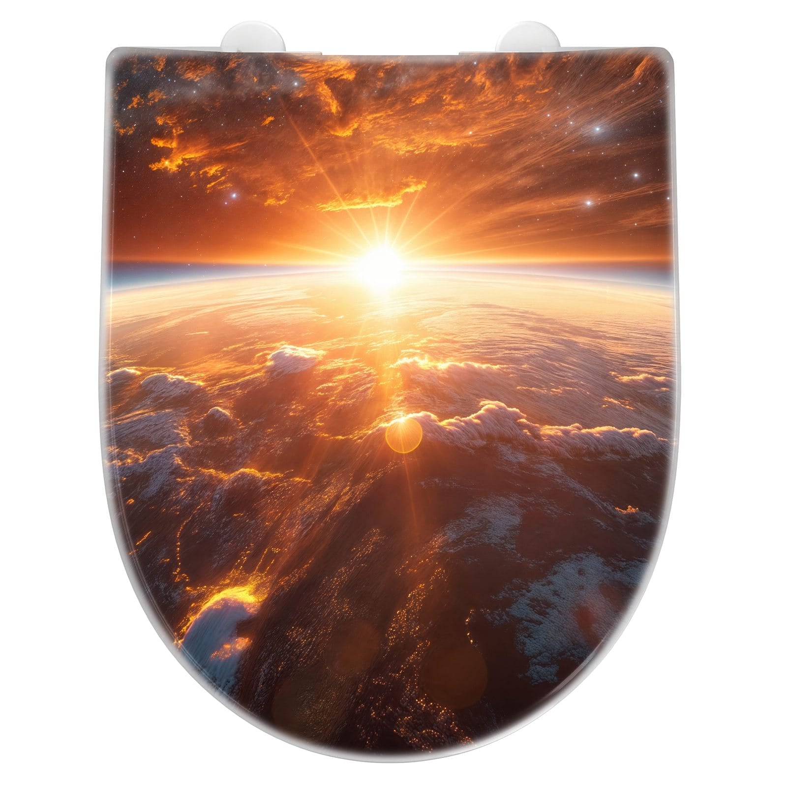 WC-Sitz mit Absenkautomatik Sonnenaufgang Erde
