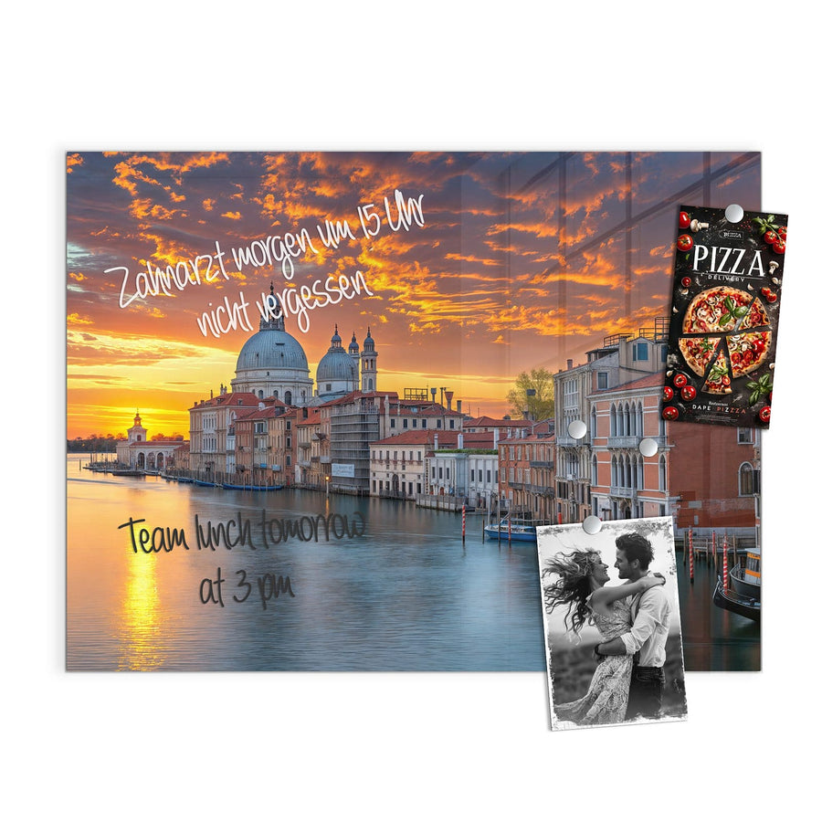 Maße Magnettafel - Venedig im Abendrot